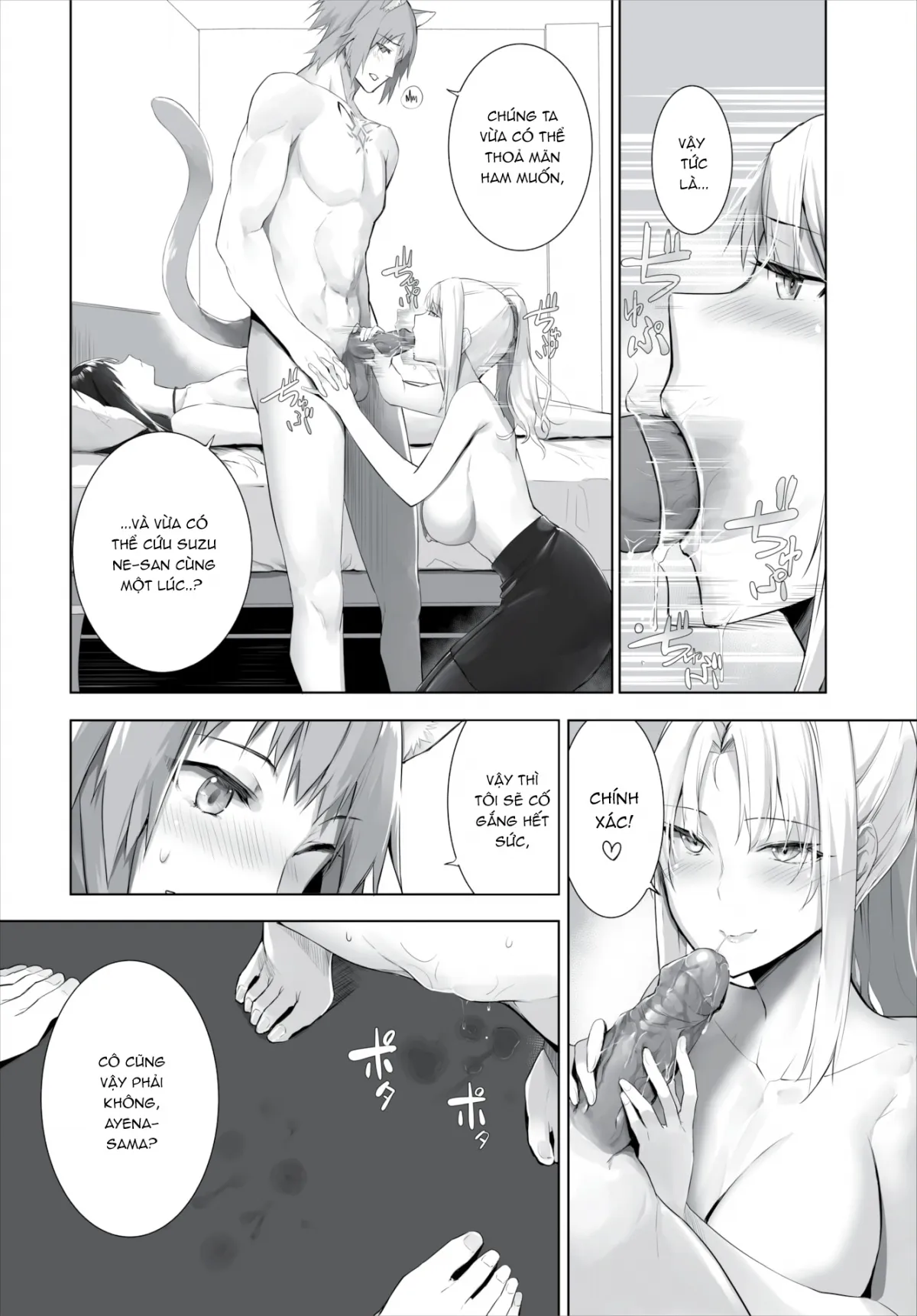 HentaiVN.net - Ảnh 12 - Nô lệ tai mèo - Chap 17