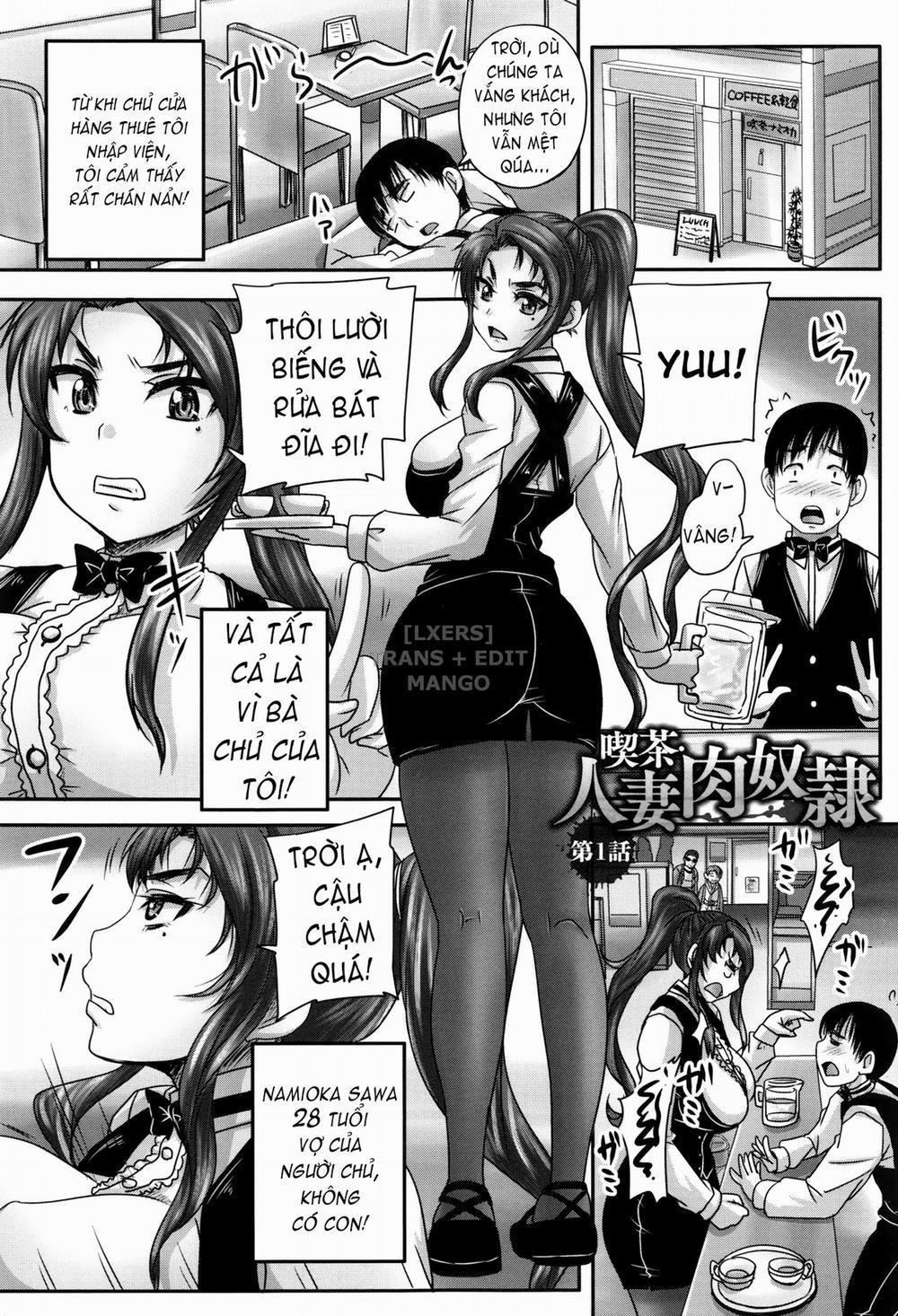 HentaiVN.net - Ảnh 9 - Married Meat Slave Cafe [Kissa Hitozuma Nikudorei] - Chap 1