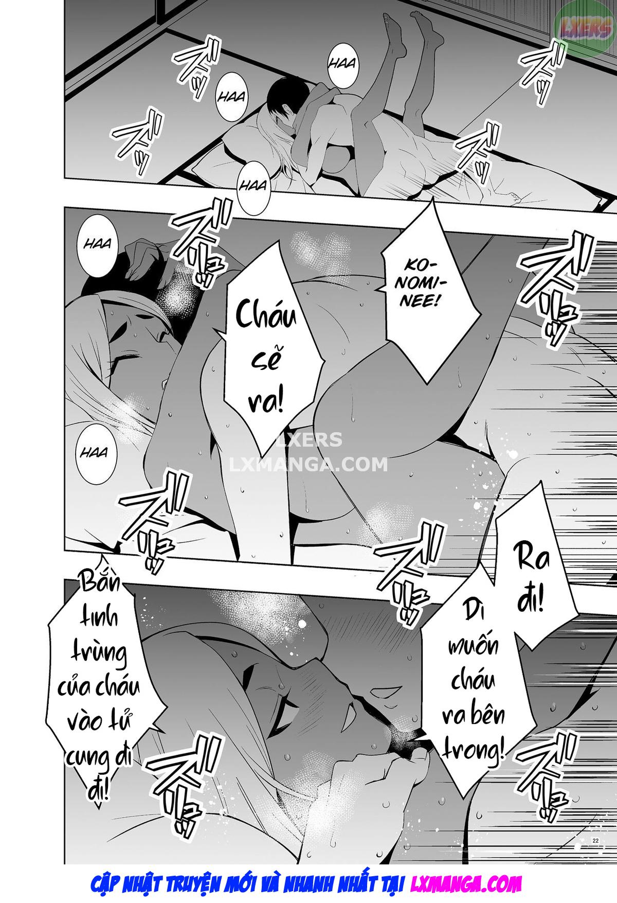 HentaiVN.net - Ảnh 20 - Kỳ Nghỉ Hè Vui Vẻ Với Dì - Oneshot