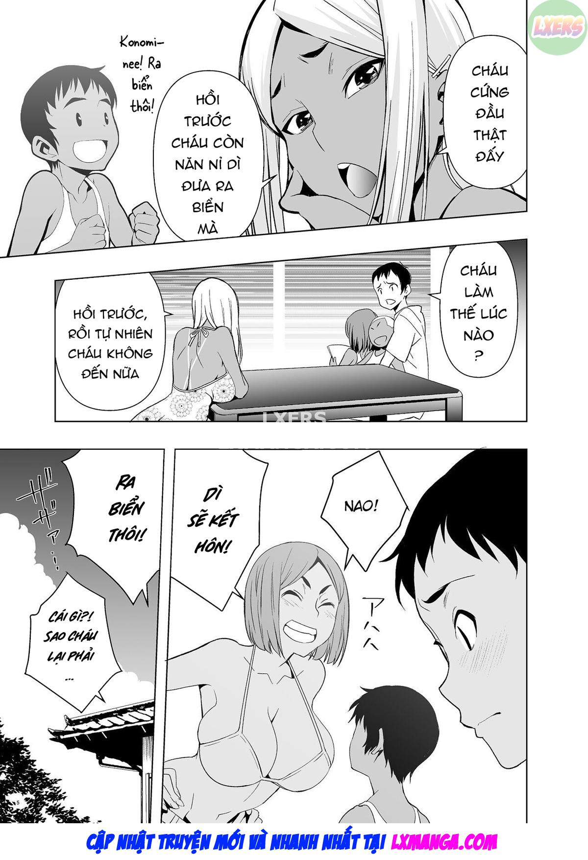 HentaiVN.net - Ảnh 3 - Kỳ Nghỉ Hè Vui Vẻ Với Dì - Oneshot
