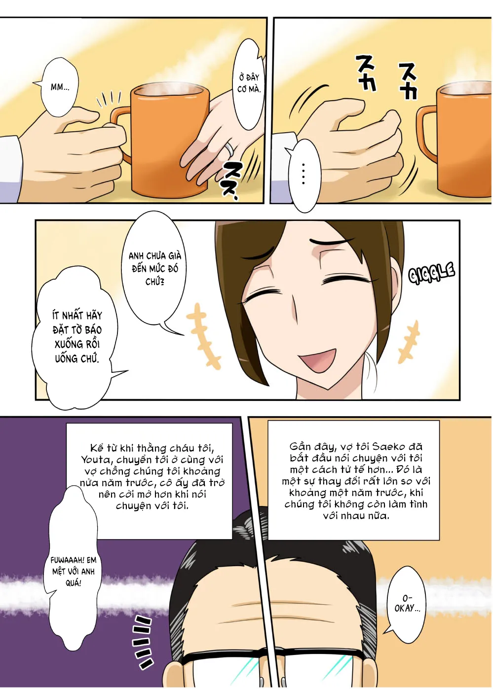 HentaiVN.net - Ảnh 3 - Tsuma no Botebara Noukou Sex [Okazu wa Kyou mo] - Oneshot
