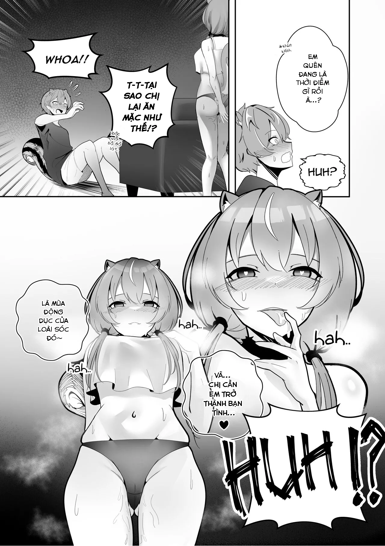 HentaiVN.net - Ảnh 5 - Risu vào mùa giao phối - Oneshot