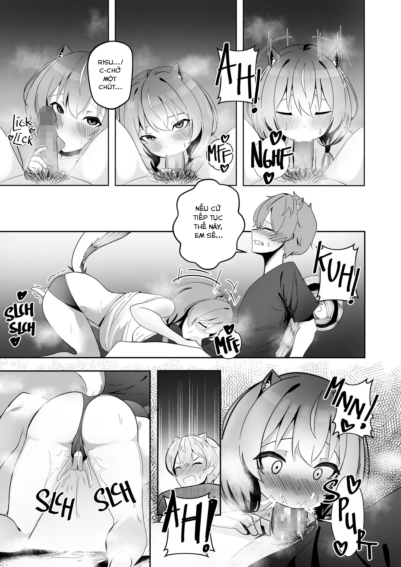 HentaiVN.net - Ảnh 9 - Risu vào mùa giao phối - Oneshot