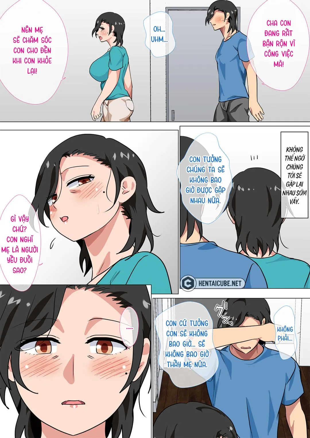 HentaiVN.net - Ảnh 10 - I Confessed to My Mom and She Let Me Have a One-Day-Only Sex-Fest [Hahaoya ni Kokuhaku Shitara Ichinichi dake Sex o Sasete Kureta Hanashi] - Chap 2A