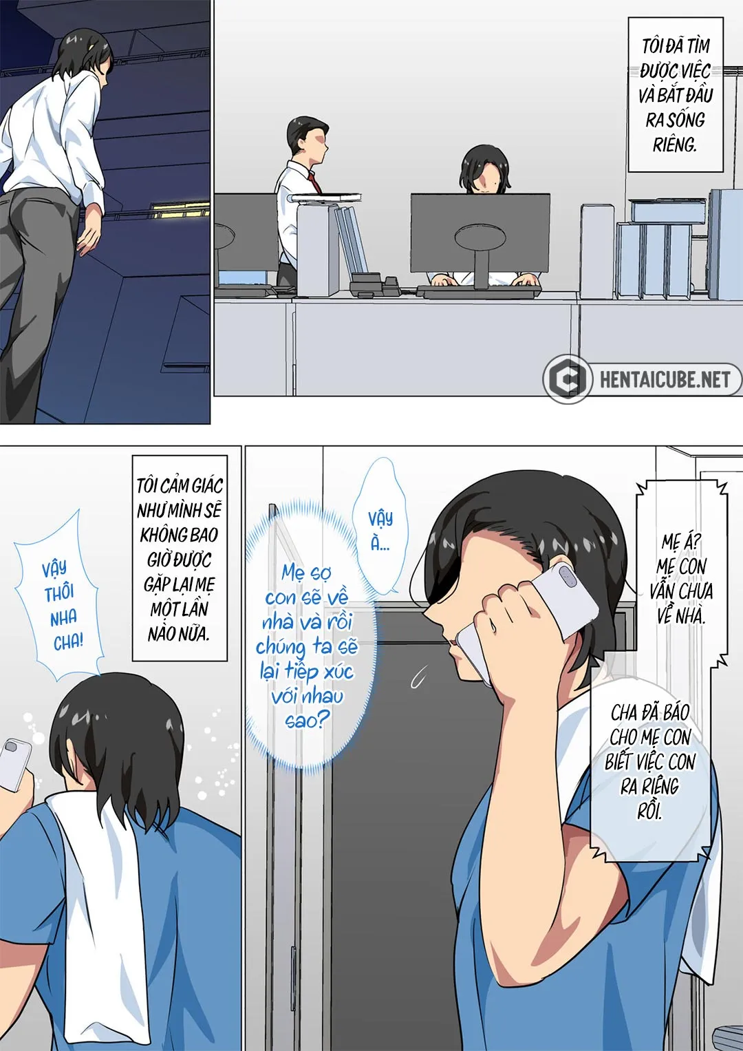 HentaiVN.net - Ảnh 5 - I Confessed to My Mom and She Let Me Have a One-Day-Only Sex-Fest [Hahaoya ni Kokuhaku Shitara Ichinichi dake Sex o Sasete Kureta Hanashi] - Chap 2A