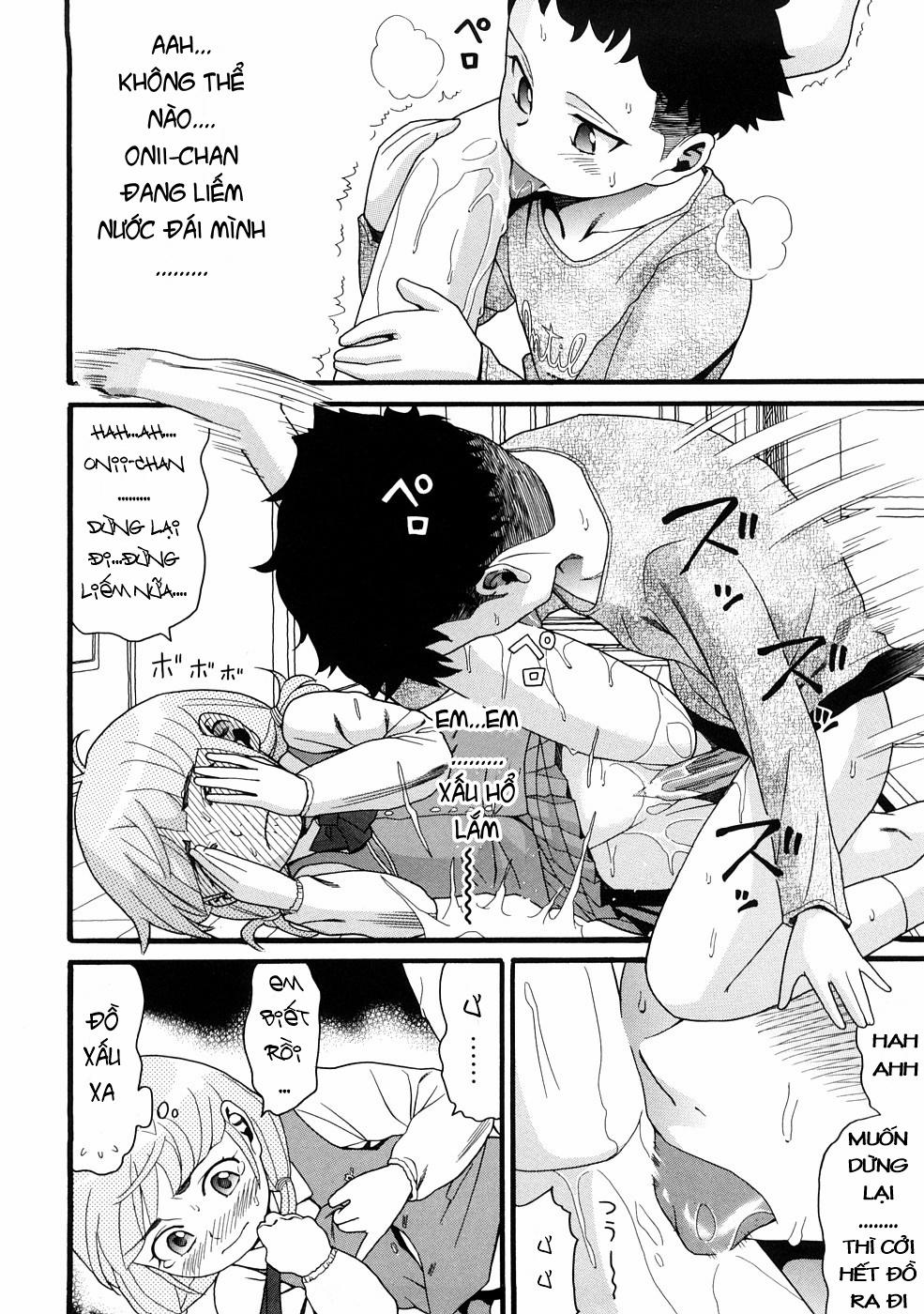 HentaiVN.net - Ảnh 18 - [Loli] Anh trai là sinh vật chuyên bắt nạt em gái [Ani wa Imotou wo Ijimeru Mono] - Chap 1