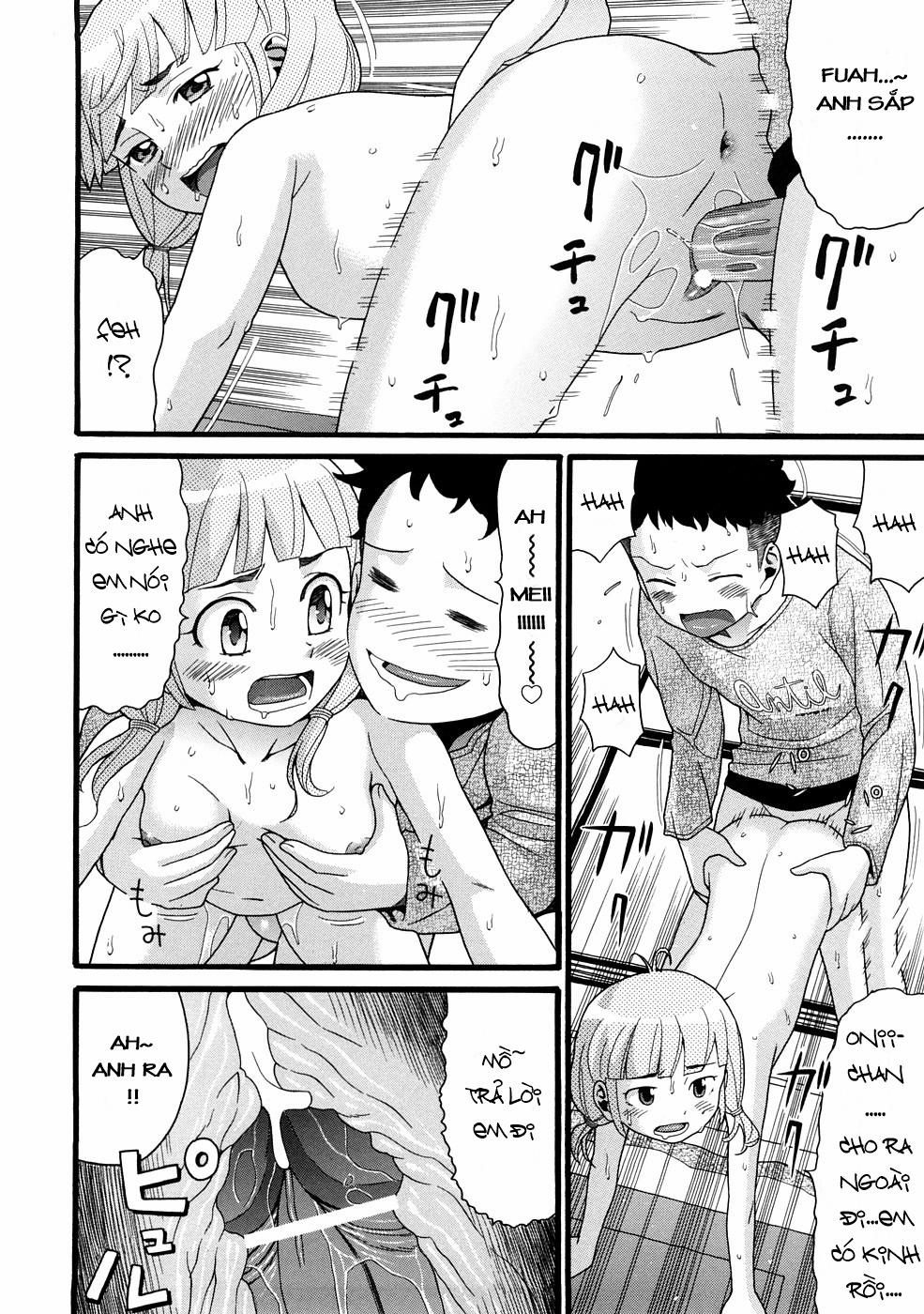 HentaiVN.net - Ảnh 20 - [Loli] Anh trai là sinh vật chuyên bắt nạt em gái [Ani wa Imotou wo Ijimeru Mono] - Chap 1