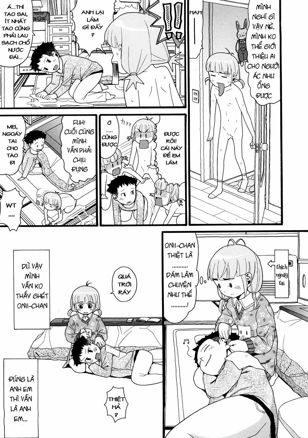 HentaiVN.net - Ảnh 23 - [Loli] Anh trai là sinh vật chuyên bắt nạt em gái [Ani wa Imotou wo Ijimeru Mono] - Chap 1