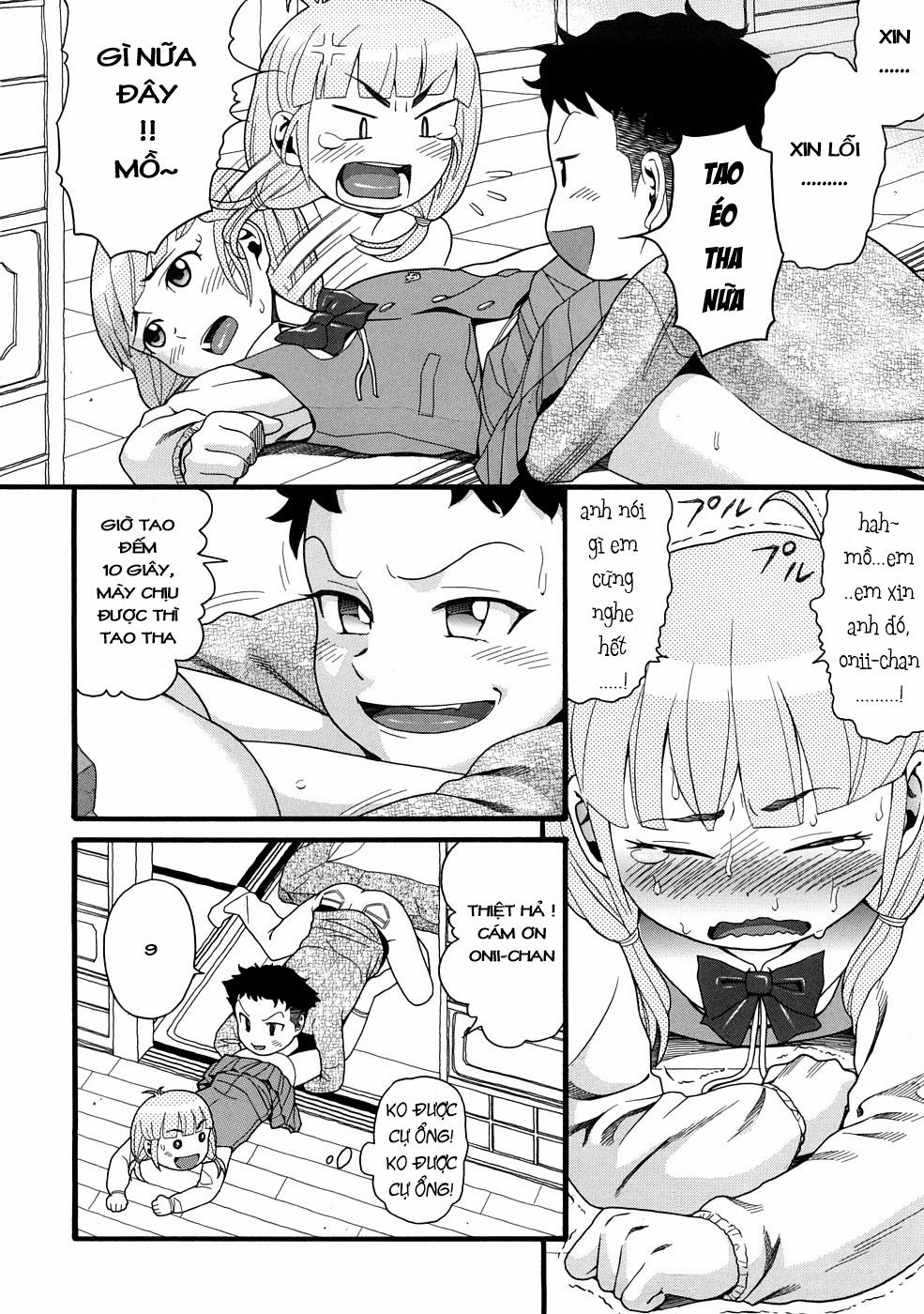 HentaiVN.net - Ảnh 4 - [Loli] Anh trai là sinh vật chuyên bắt nạt em gái [Ani wa Imotou wo Ijimeru Mono] - Chap 1