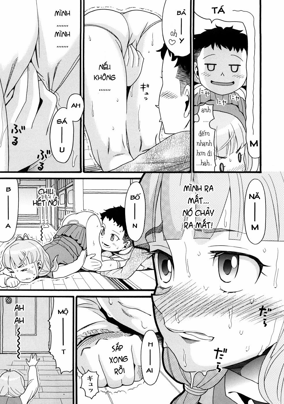 HentaiVN.net - Ảnh 5 - [Loli] Anh trai là sinh vật chuyên bắt nạt em gái [Ani wa Imotou wo Ijimeru Mono] - Chap 1