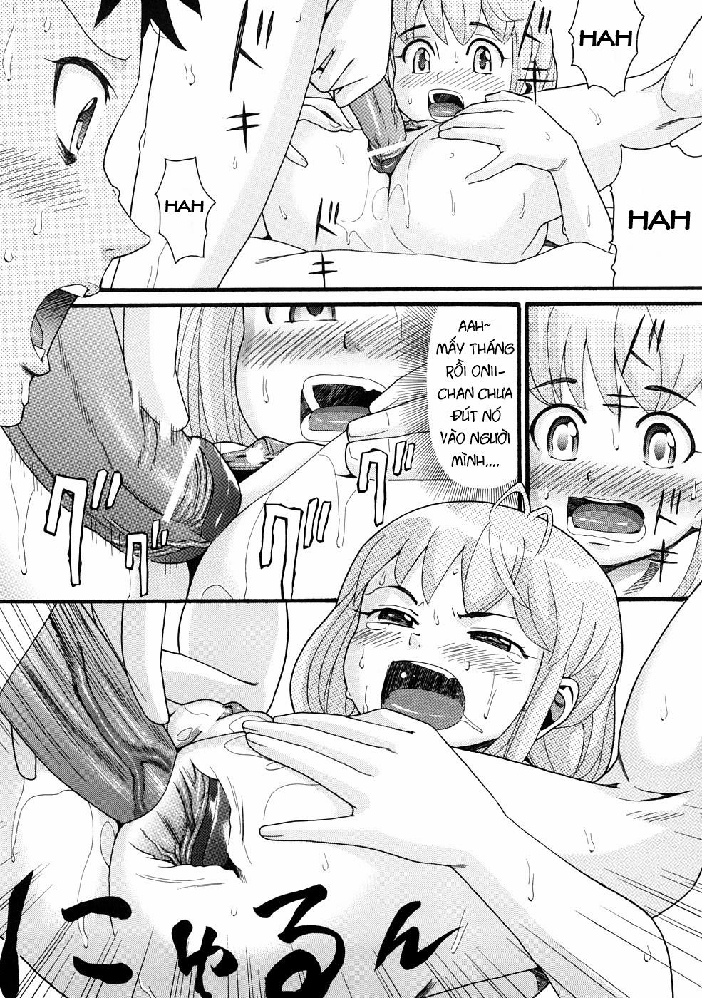 HentaiVN.net - Ảnh 13 - [Loli] Anh trai là sinh vật chuyên bắt nạt em gái [Ani wa Imotou wo Ijimeru Mono] - Chap 2