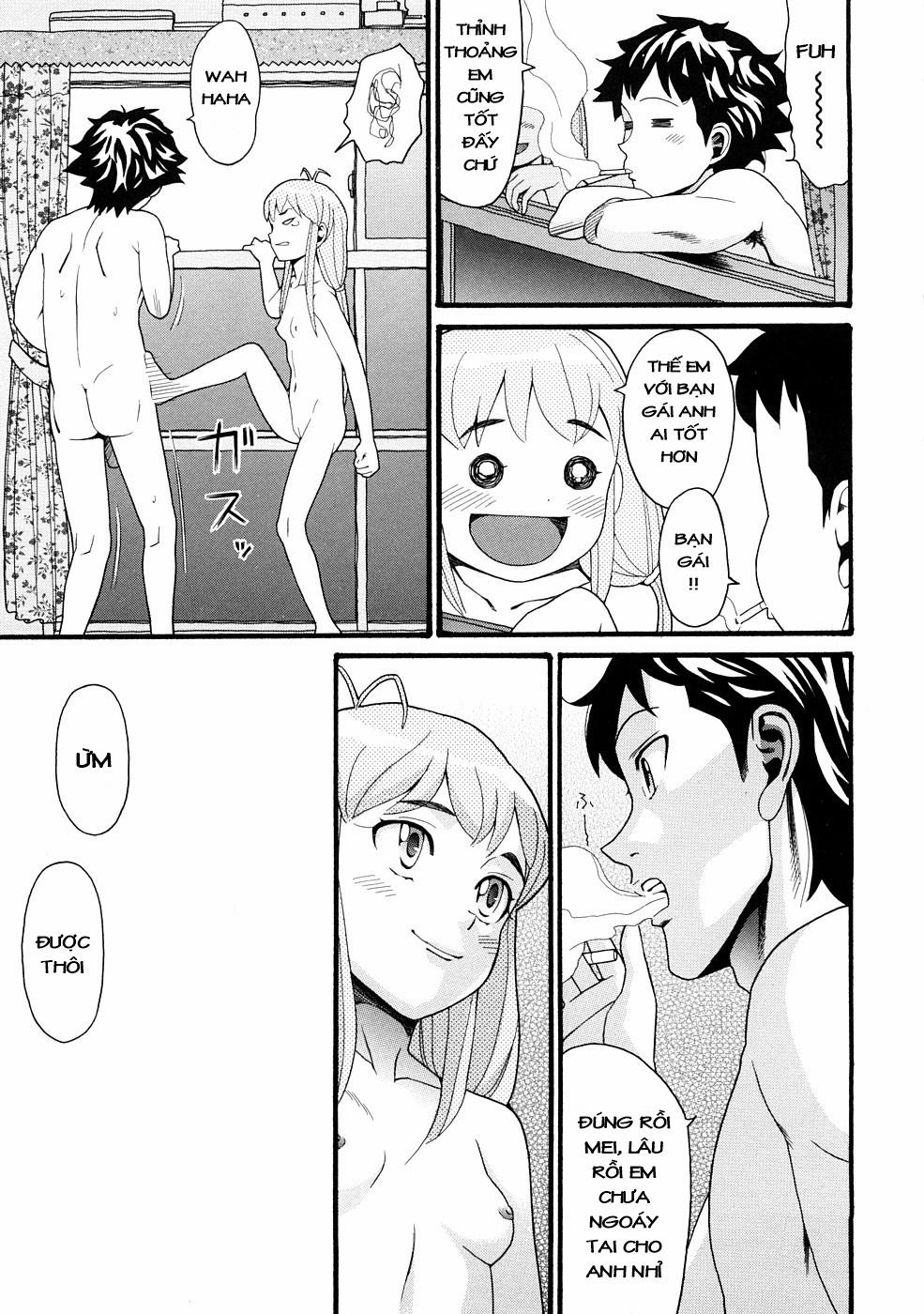 HentaiVN.net - Ảnh 23 - [Loli] Anh trai là sinh vật chuyên bắt nạt em gái [Ani wa Imotou wo Ijimeru Mono] - Chap 2