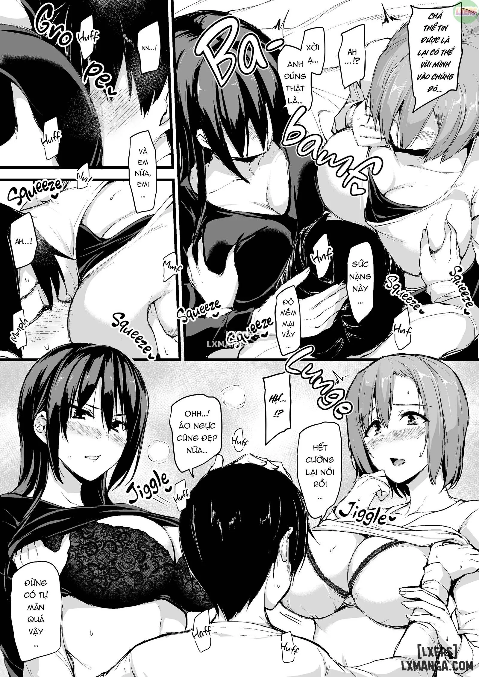 HentaiVN.net - Ảnh 13 - Tôi Không Cương Nổi Nên Vợ Tôi Mang Bạn Cô Âý Tới - Chapter 1