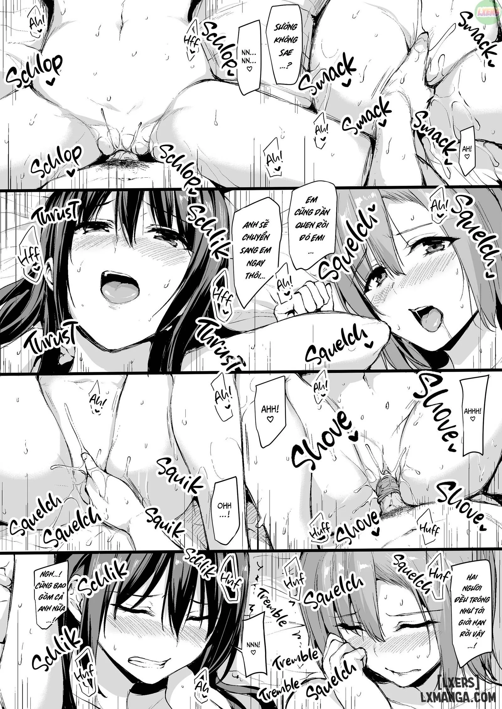 HentaiVN.net - Ảnh 26 - Tôi Không Cương Nổi Nên Vợ Tôi Mang Bạn Cô Âý Tới - Chapter 1