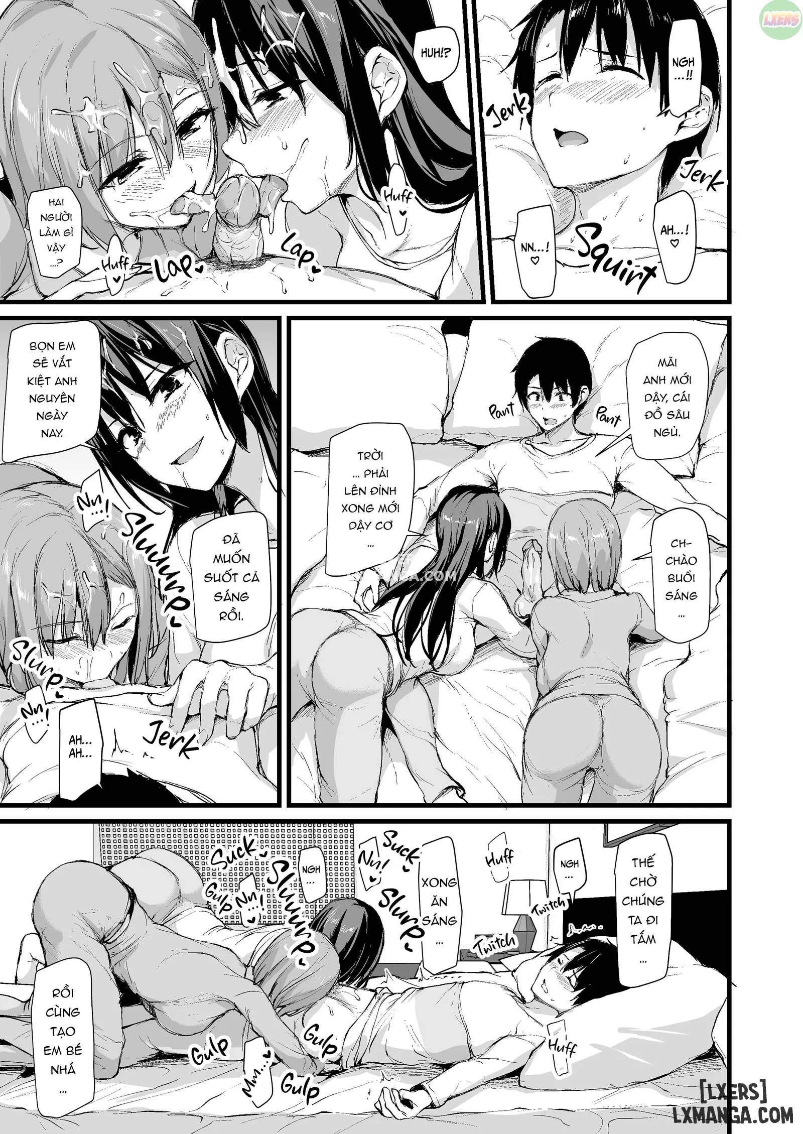 HentaiVN.net - Ảnh 47 - Tôi Không Cương Nổi Nên Vợ Tôi Mang Bạn Cô Âý Tới - Chapter 1