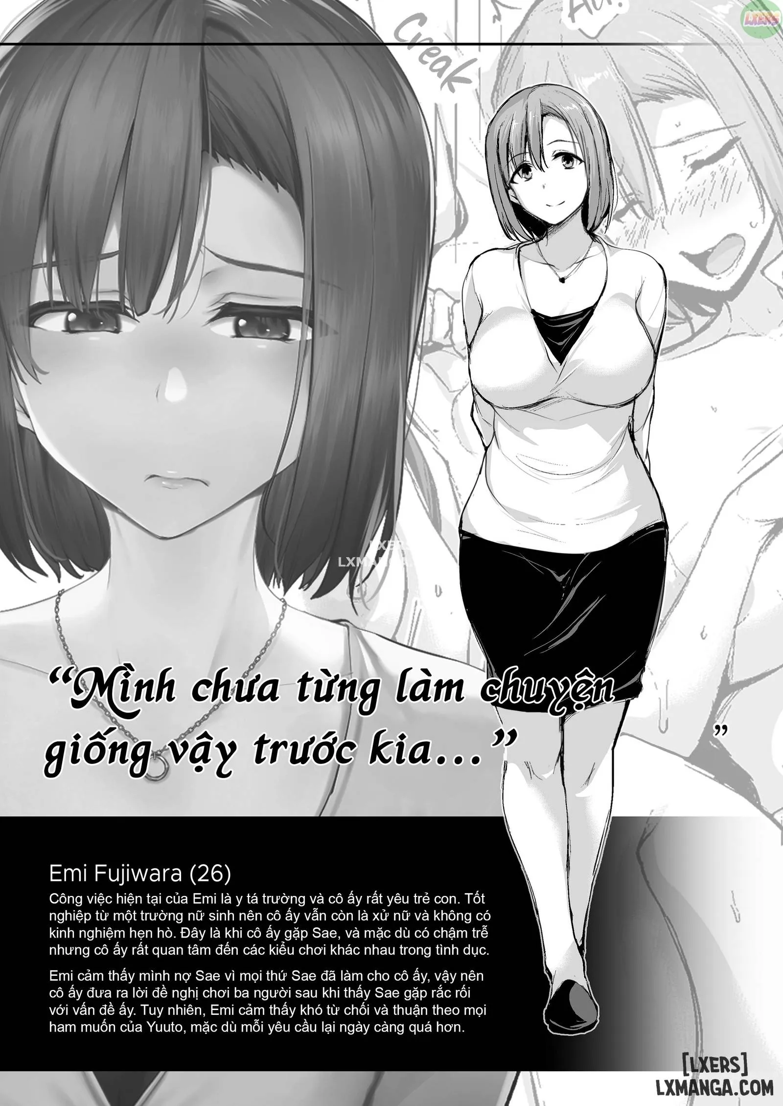 HentaiVN.net - Ảnh 61 - Tôi Không Cương Nổi Nên Vợ Tôi Mang Bạn Cô Âý Tới - Chapter 1