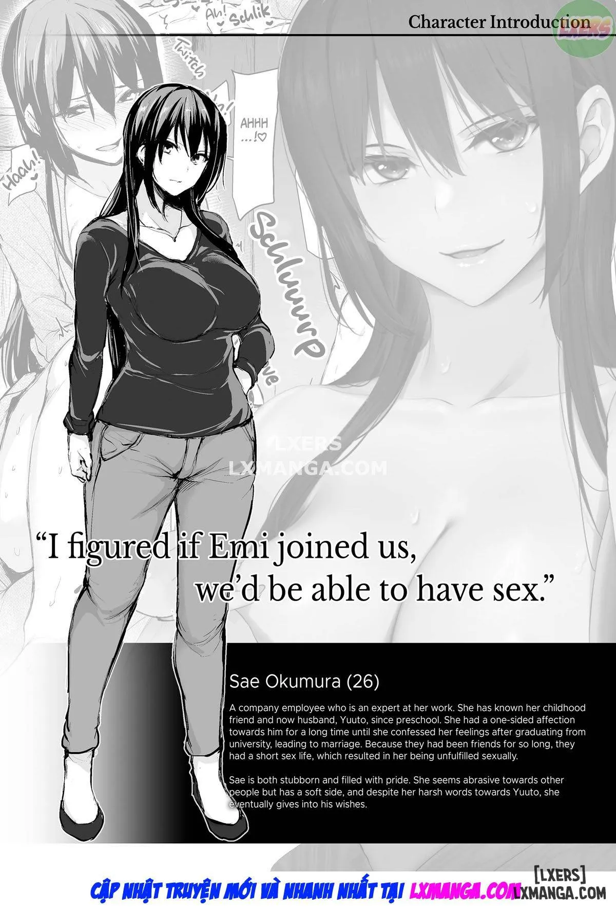 HentaiVN.net - Ảnh 60 - Tôi Không Cương Nổi Nên Vợ Tôi Mang Bạn Cô Âý Tới - Chapter 2