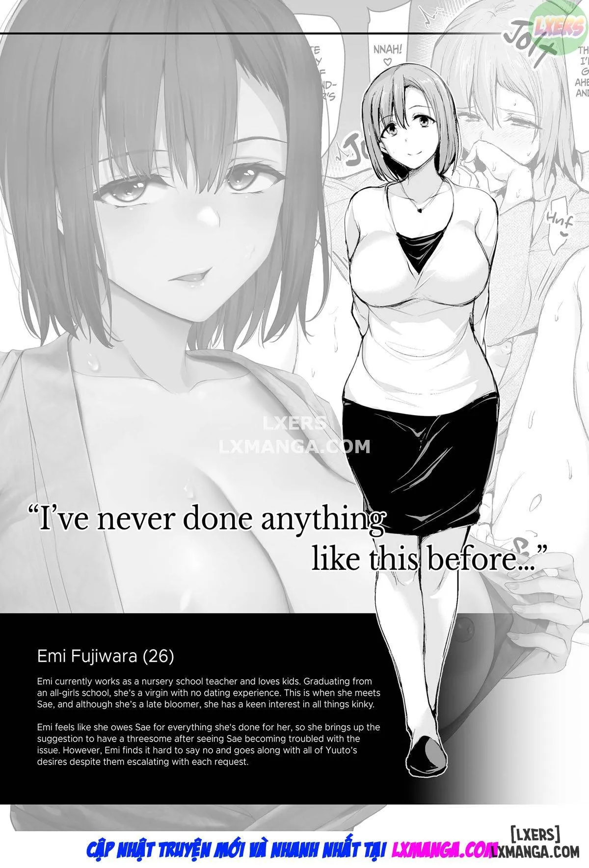 HentaiVN.net - Ảnh 61 - Tôi Không Cương Nổi Nên Vợ Tôi Mang Bạn Cô Âý Tới - Chapter 2