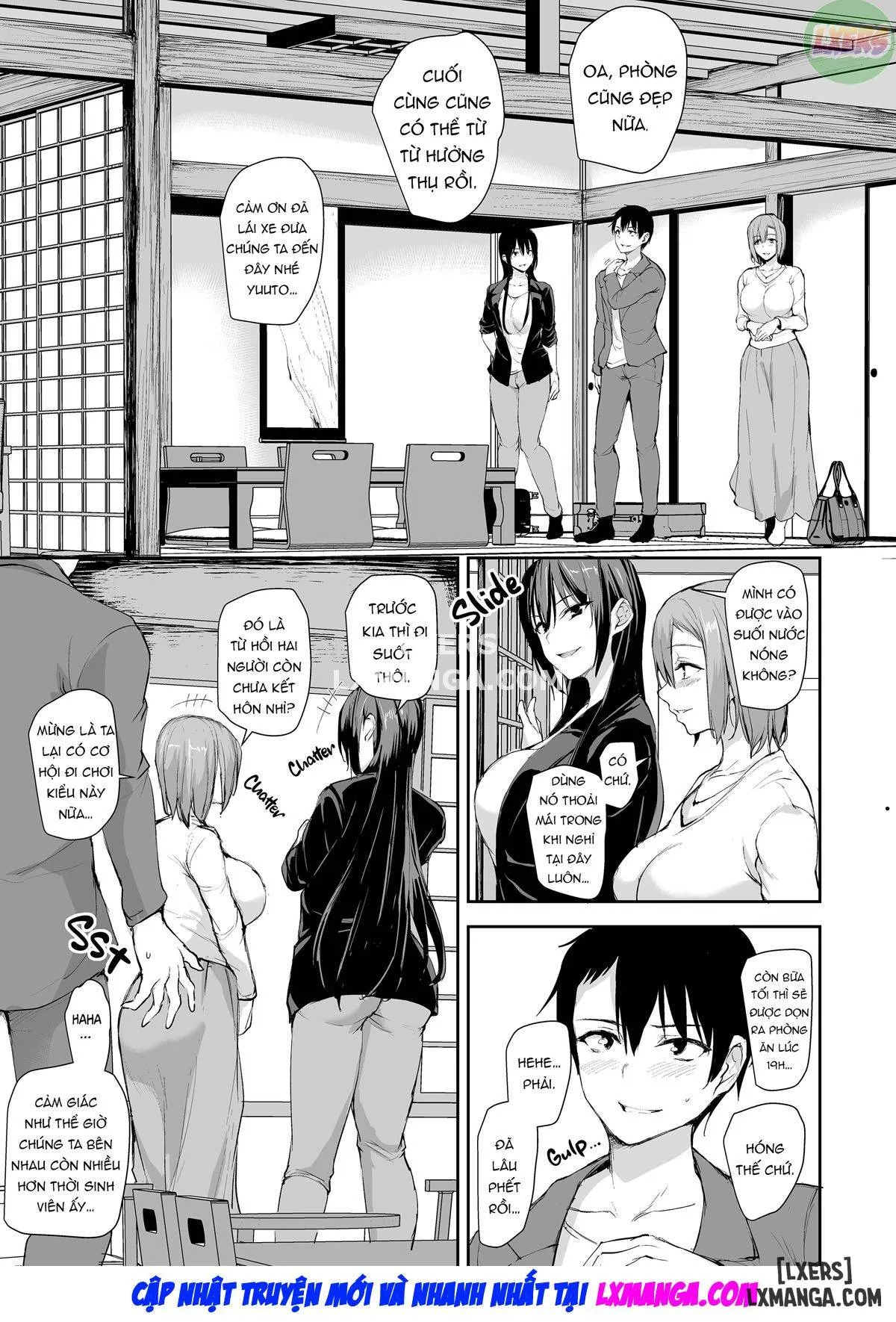 HentaiVN.net - Ảnh 9 - Tôi Không Cương Nổi Nên Vợ Tôi Mang Bạn Cô Âý Tới - Chapter 2