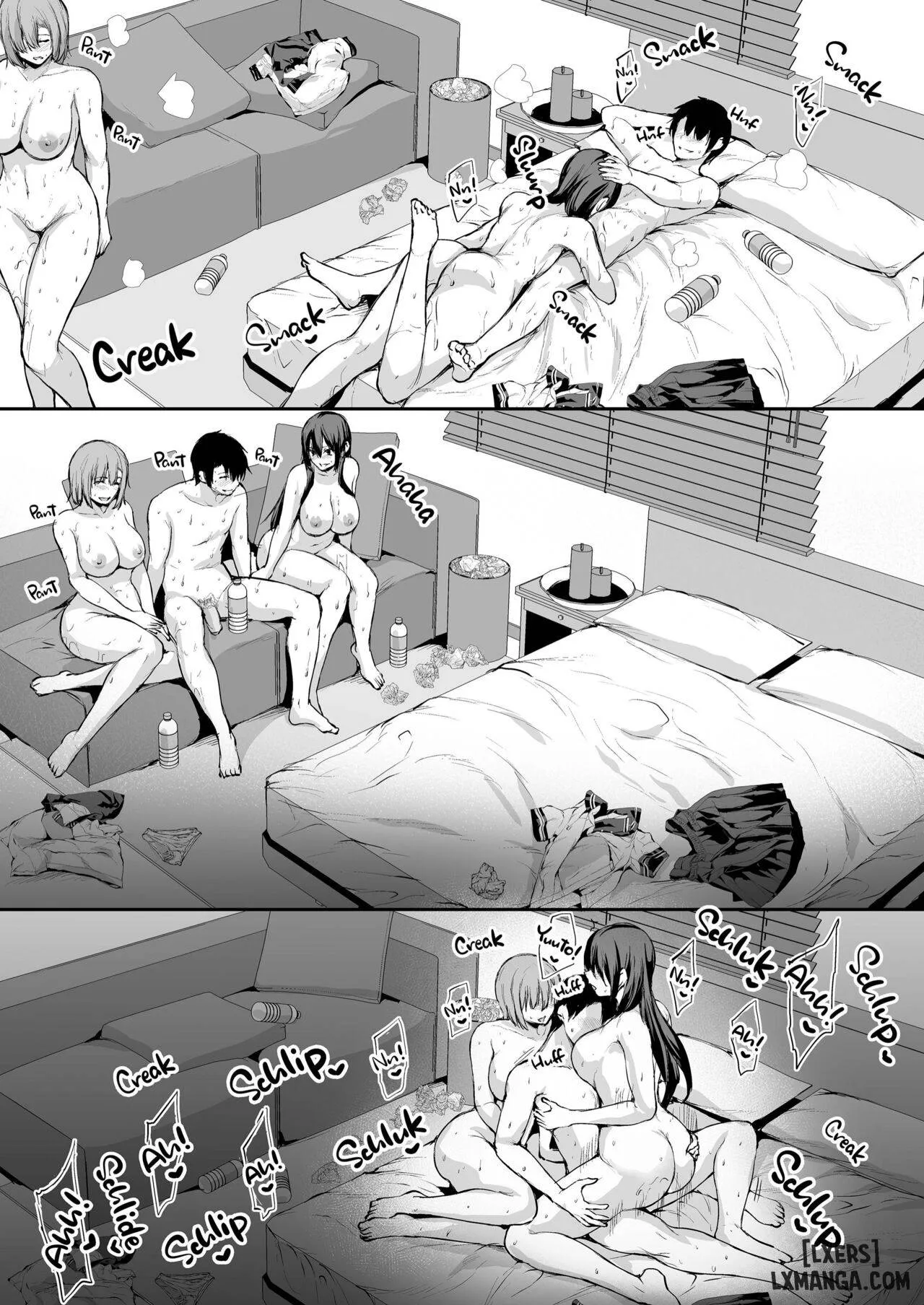 HentaiVN.net - Ảnh 17 - Tôi Không Cương Nổi Nên Vợ Tôi Mang Bạn Cô Âý Tới - Chapter 3.3 END