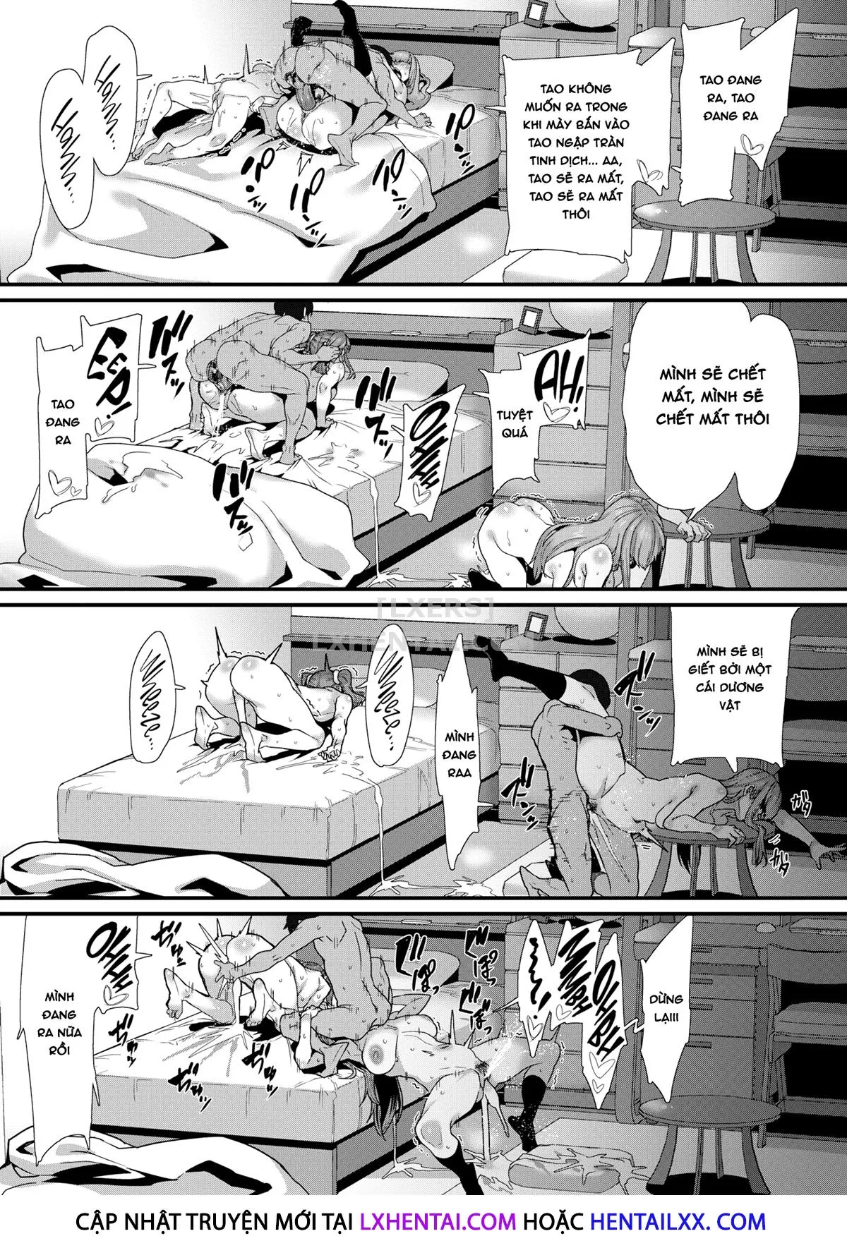 HentaiVN.net - Ảnh 21 - Tanoshi Sakushu No o jikan [Can't Escape; I Love That You're a Glutton; I Demand It of You!; In the Palm of My Hand With Me; As Expected!] - Chap 1 - Cant Escape