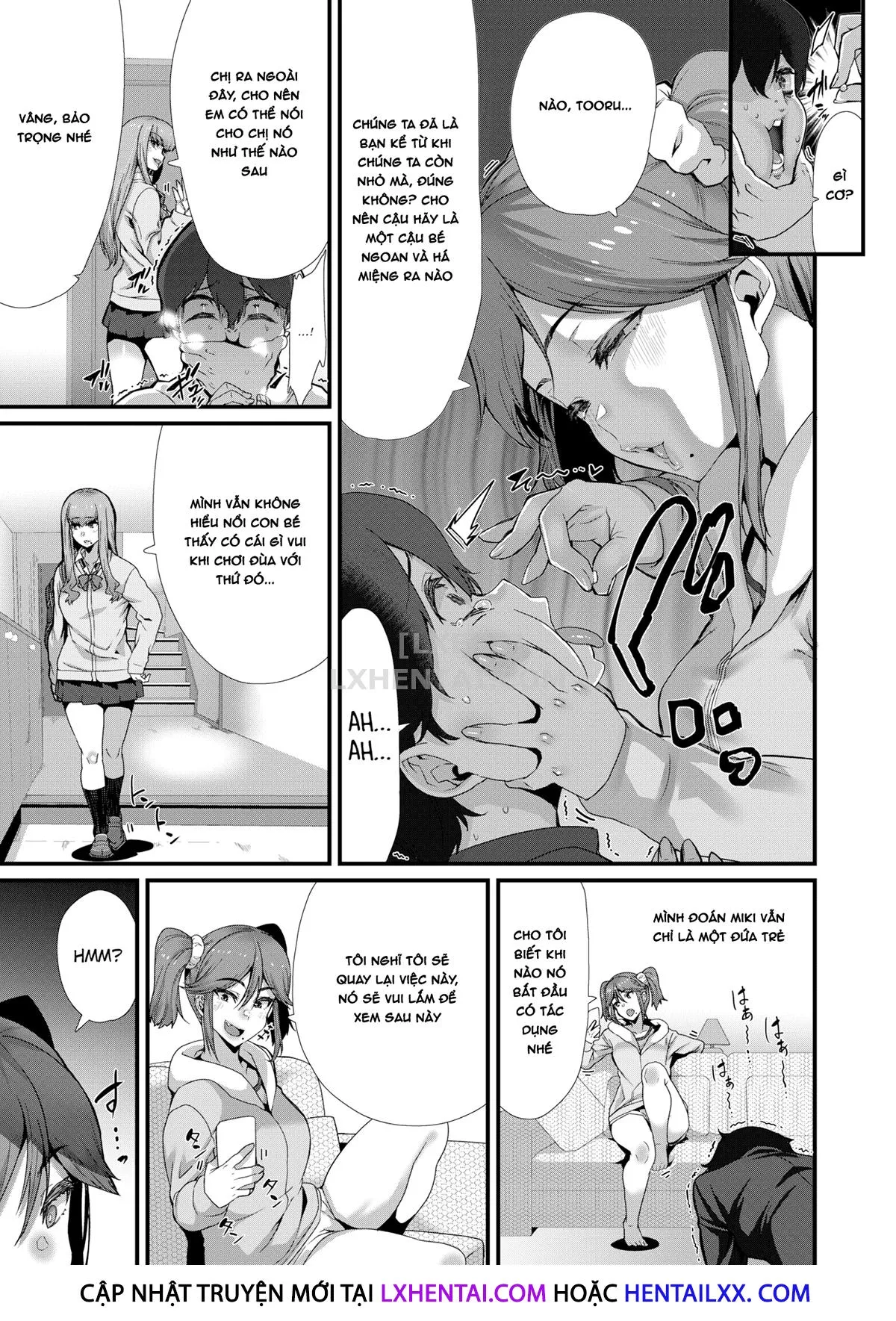 HentaiVN.net - Ảnh 6 - Tanoshi Sakushu No o jikan [Can't Escape; I Love That You're a Glutton; I Demand It of You!; In the Palm of My Hand With Me; As Expected!] - Chap 1 - Cant Escape