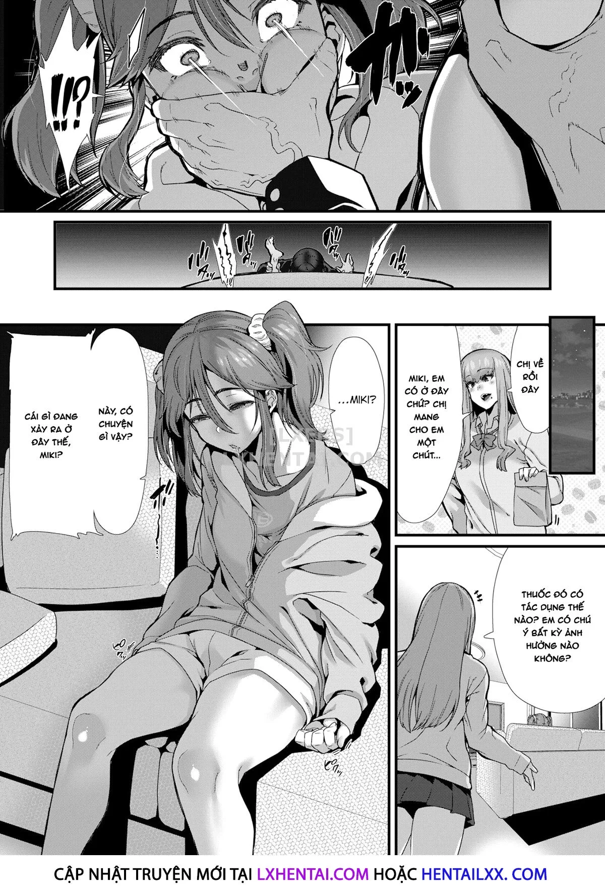 HentaiVN.net - Ảnh 7 - Tanoshi Sakushu No o jikan [Can't Escape; I Love That You're a Glutton; I Demand It of You!; In the Palm of My Hand With Me; As Expected!] - Chap 1 - Cant Escape