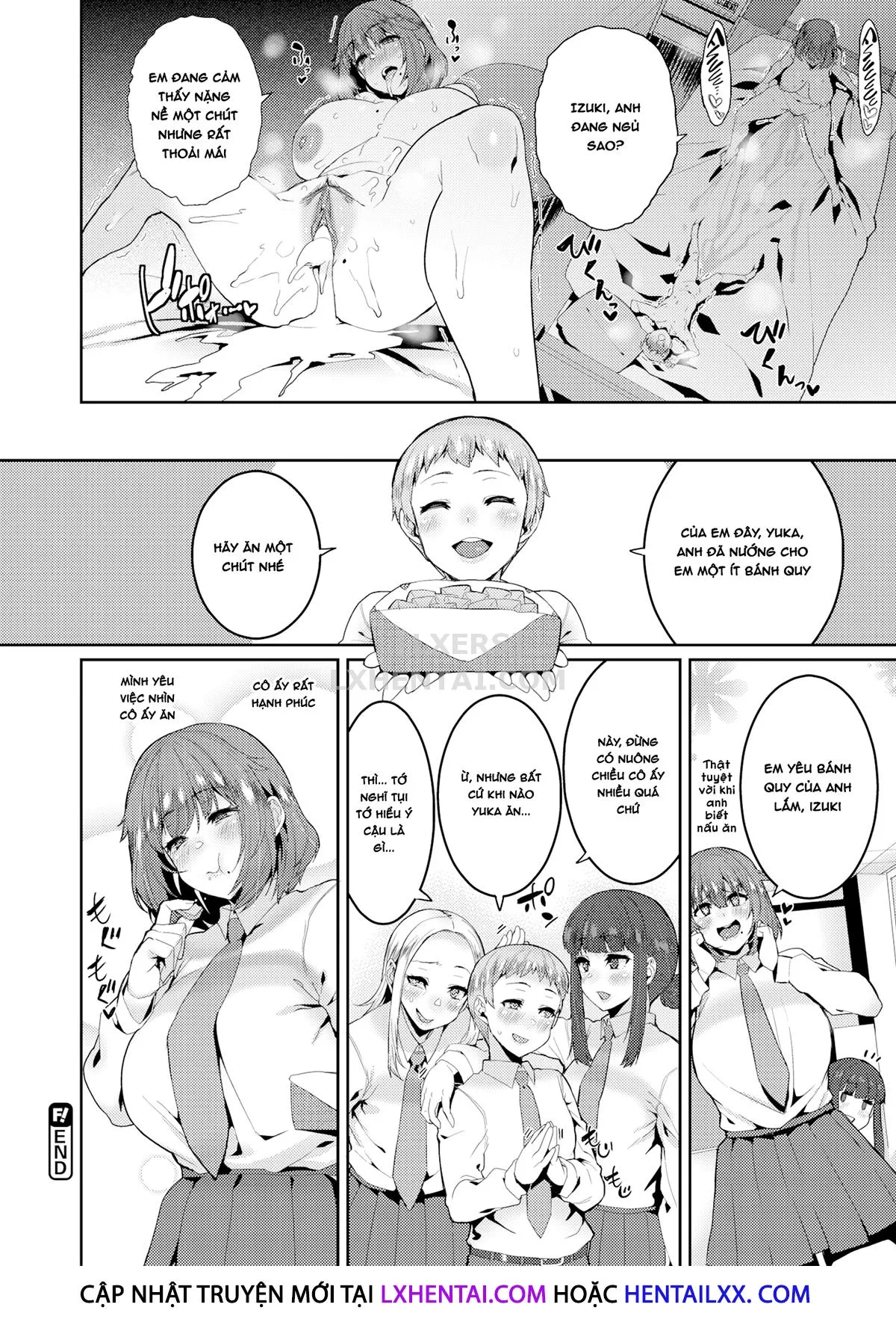 HentaiVN.net - Ảnh 19 - Tanoshi Sakushu No o jikan [Can't Escape; I Love That You're a Glutton; I Demand It of You!; In the Palm of My Hand With Me; As Expected!] - Chap 2 - I Love That Youre a Glutton
