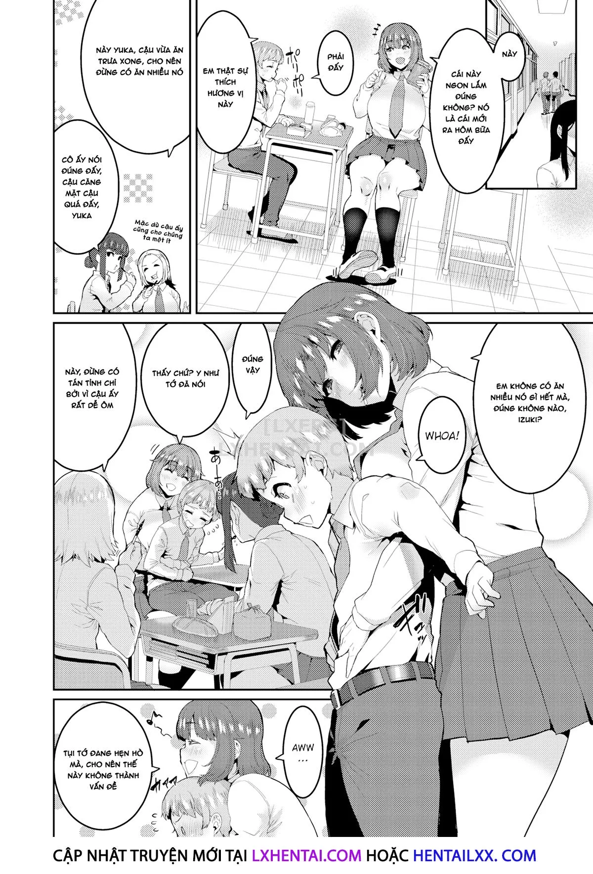 HentaiVN.net - Ảnh 3 - Tanoshi Sakushu No o jikan [Can't Escape; I Love That You're a Glutton; I Demand It of You!; In the Palm of My Hand With Me; As Expected!] - Chap 2 - I Love That Youre a Glutton