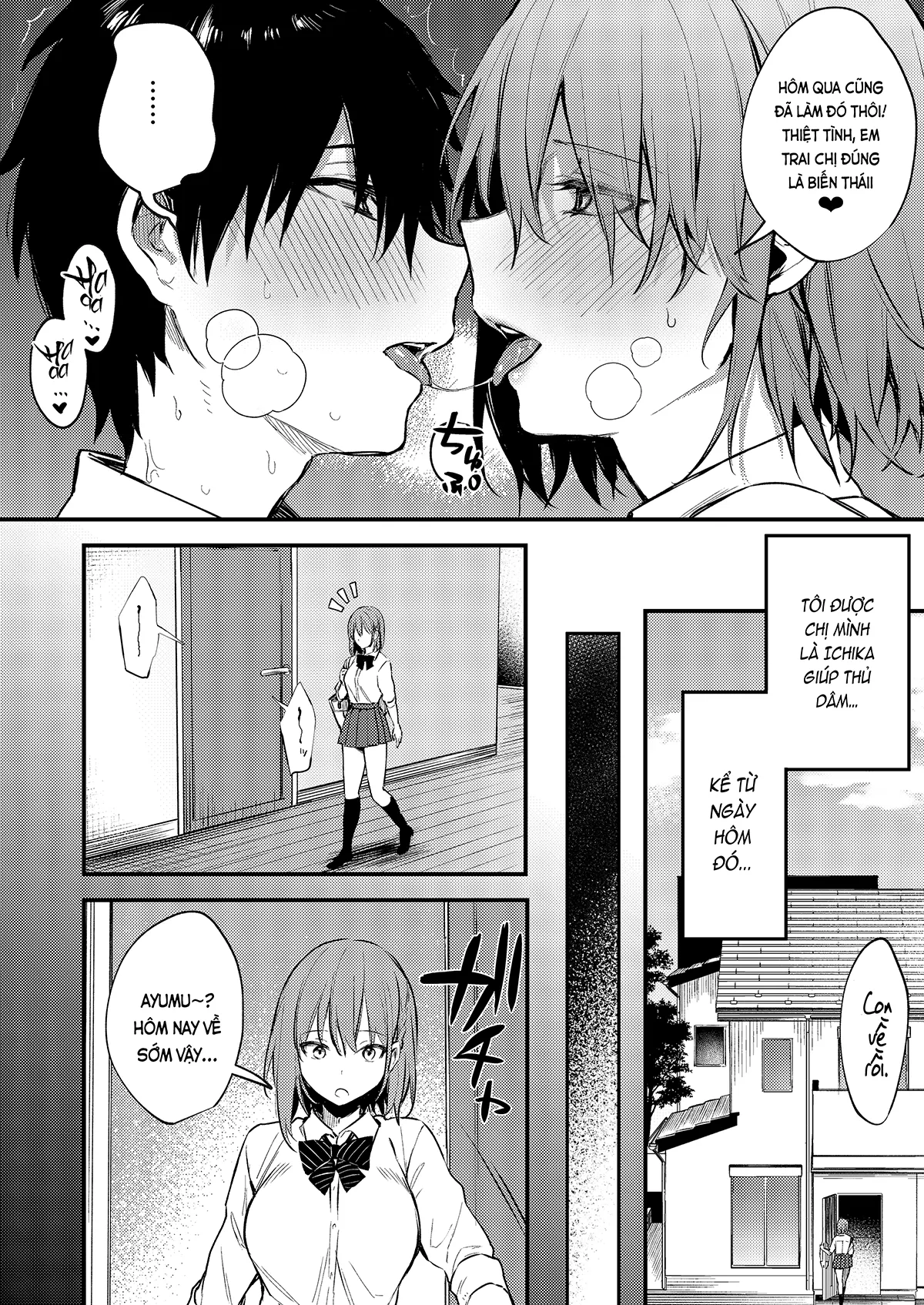 HentaiVN.net - Ảnh 6 - Tại chị làm mấy chuyện bậy bạ hoài... (nguyên tác) [Onee-chan ga Ecchi na Koto bakka Suru kara...; お姉ちゃんがエッチなコトばっかするから...] - Phần đầu