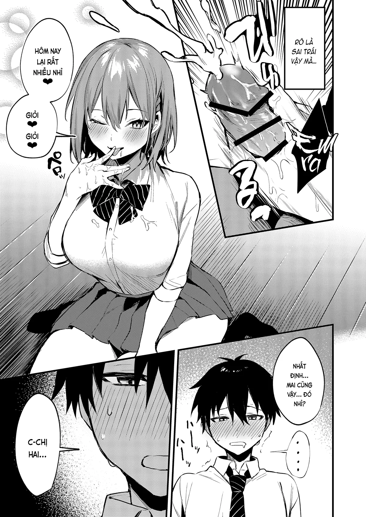 HentaiVN.net - Ảnh 9 - Tại chị làm mấy chuyện bậy bạ hoài... (nguyên tác) [Onee-chan ga Ecchi na Koto bakka Suru kara...; お姉ちゃんがエッチなコトばっかするから...] - Phần đầu