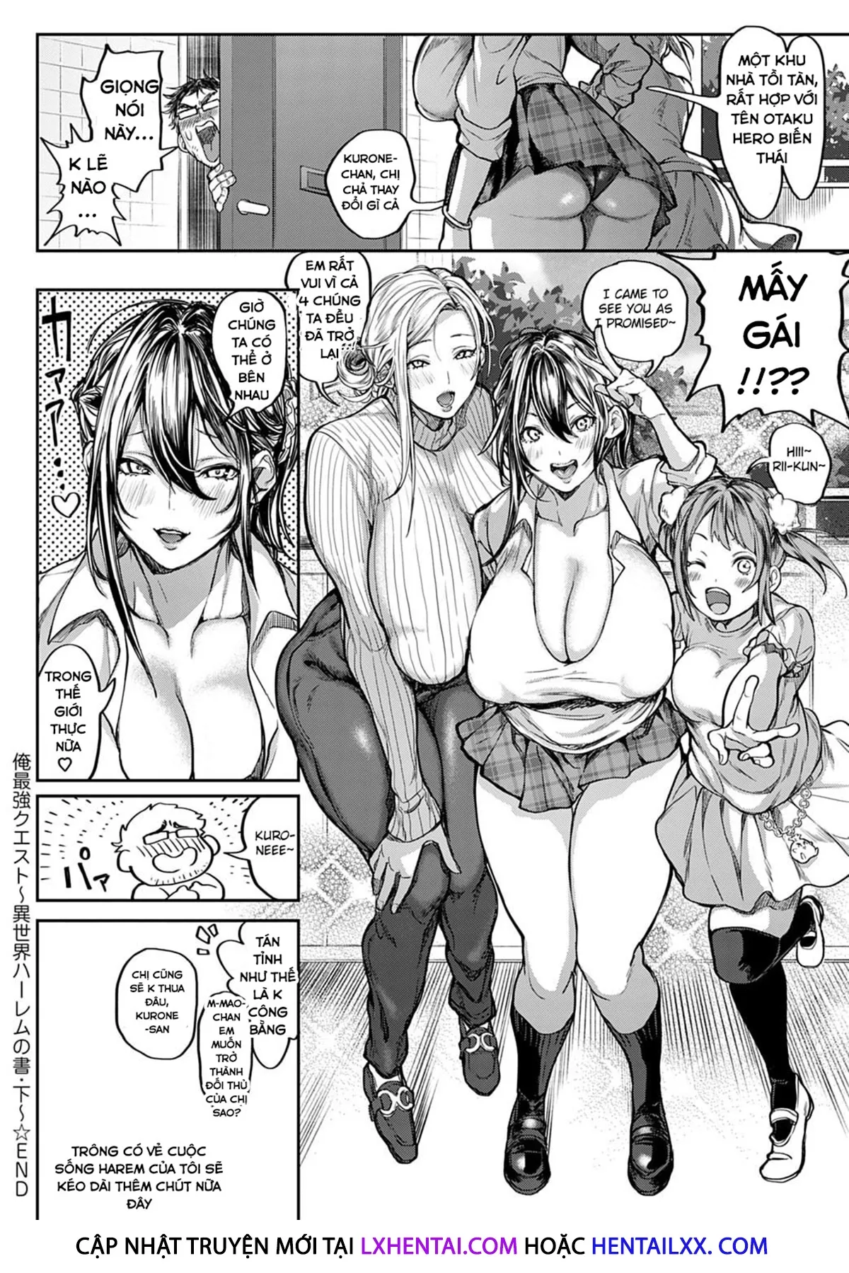 HentaiVN.net - Ảnh 31 - My story with my Harem in another world [Ore Saikyou Quest ~Isekai Harem no Sho~] - Chap 3 - [END]