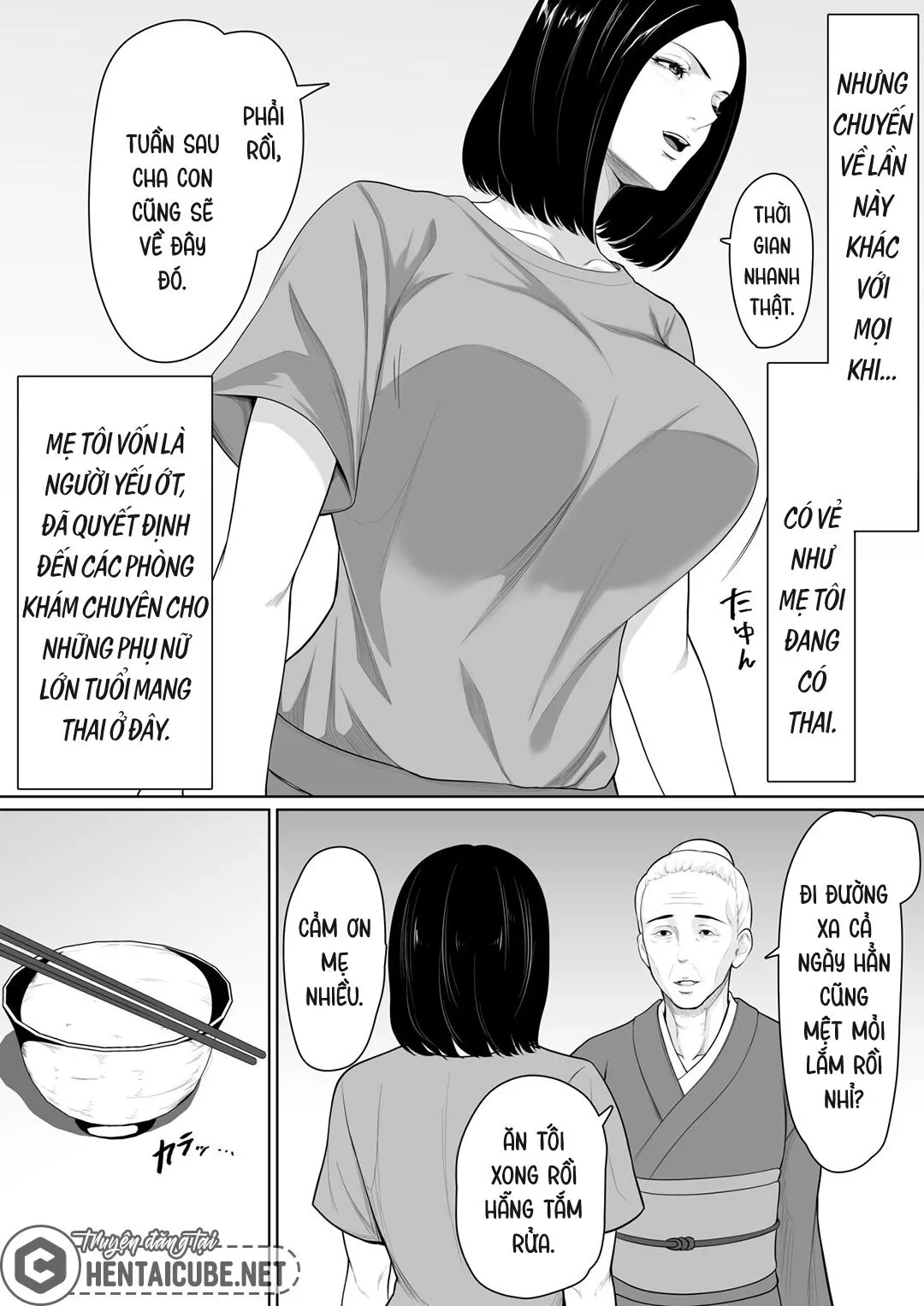 HentaiVN.net - Ảnh 5 - Bắt đầu mối quan hệ loạn luân mẹ con [Boshi Soukan no Hajimari] - Oneshot