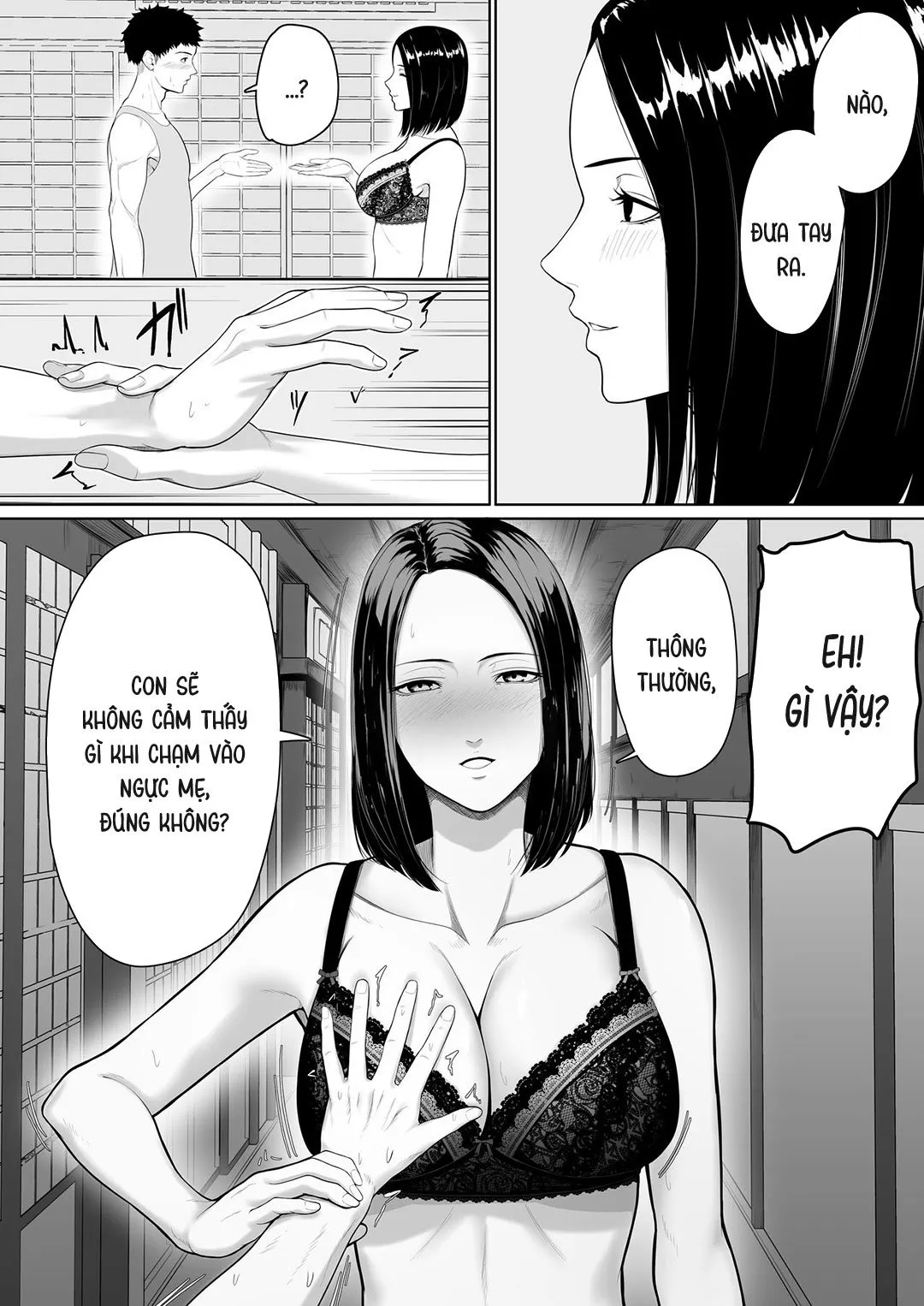 HentaiVN.net - Ảnh 9 - Bắt đầu mối quan hệ loạn luân mẹ con [Boshi Soukan no Hajimari] - Oneshot
