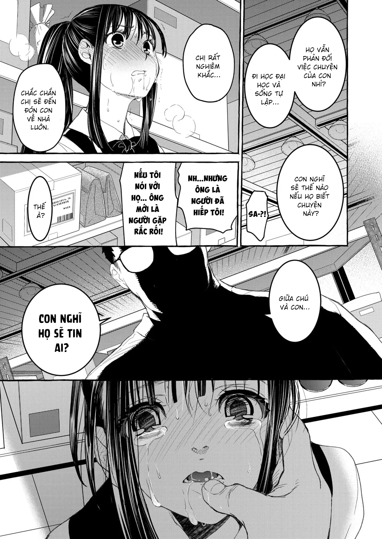 HentaiVN.net - Ảnh 27 - Không! Dừng lại đi! [Kurai Ie] - Chap 3: Lộ diện