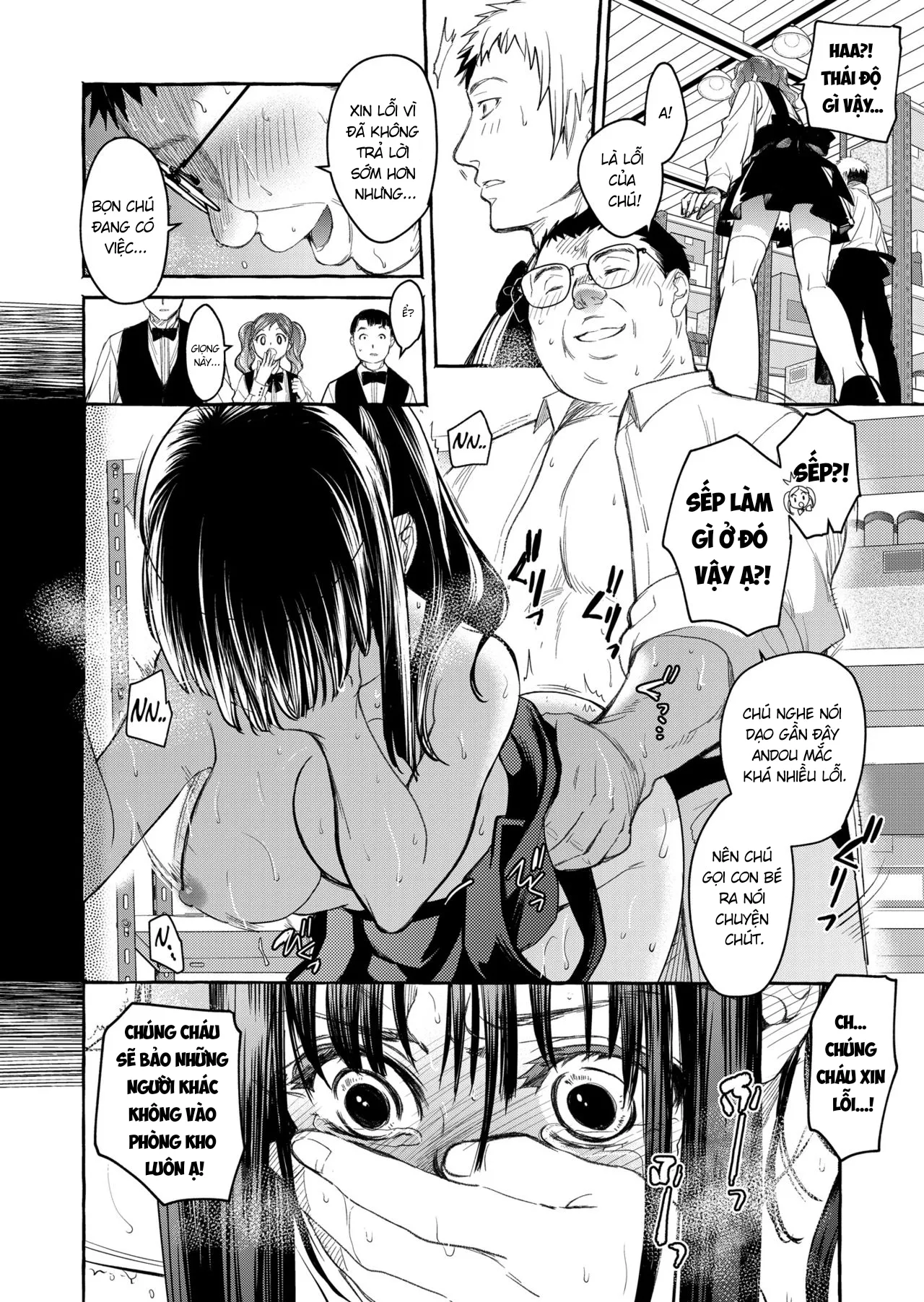 HentaiVN.net - Ảnh 19 - Không! Dừng lại đi! [Kurai Ie] - Chap 4: Số phận bi kịch