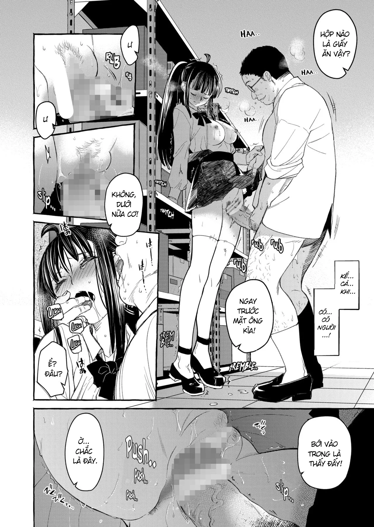 HentaiVN.net - Ảnh 6 - Không! Dừng lại đi! [Kurai Ie] - Chap 4: Số phận bi kịch