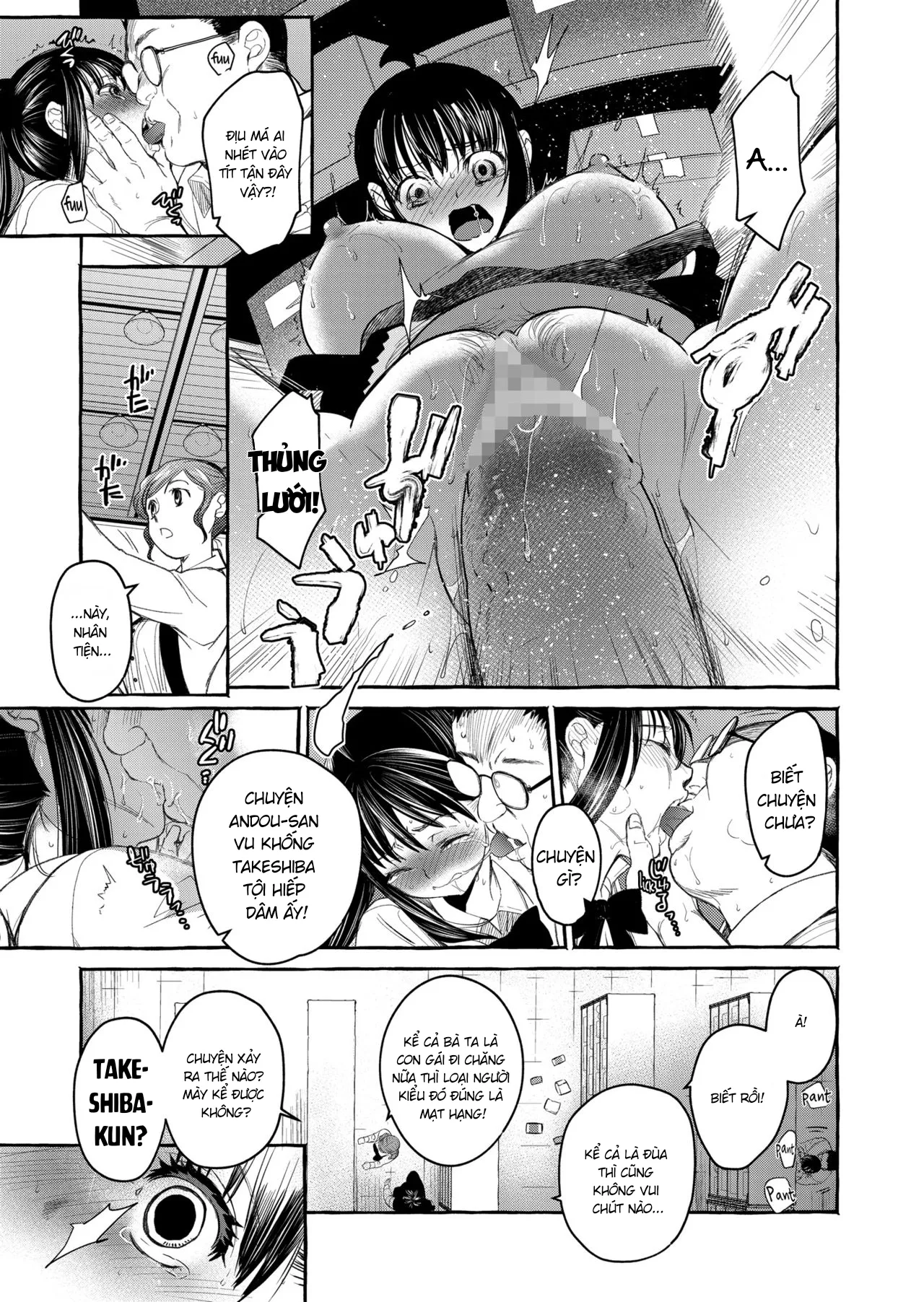 HentaiVN.net - Ảnh 7 - Không! Dừng lại đi! [Kurai Ie] - Chap 4: Số phận bi kịch