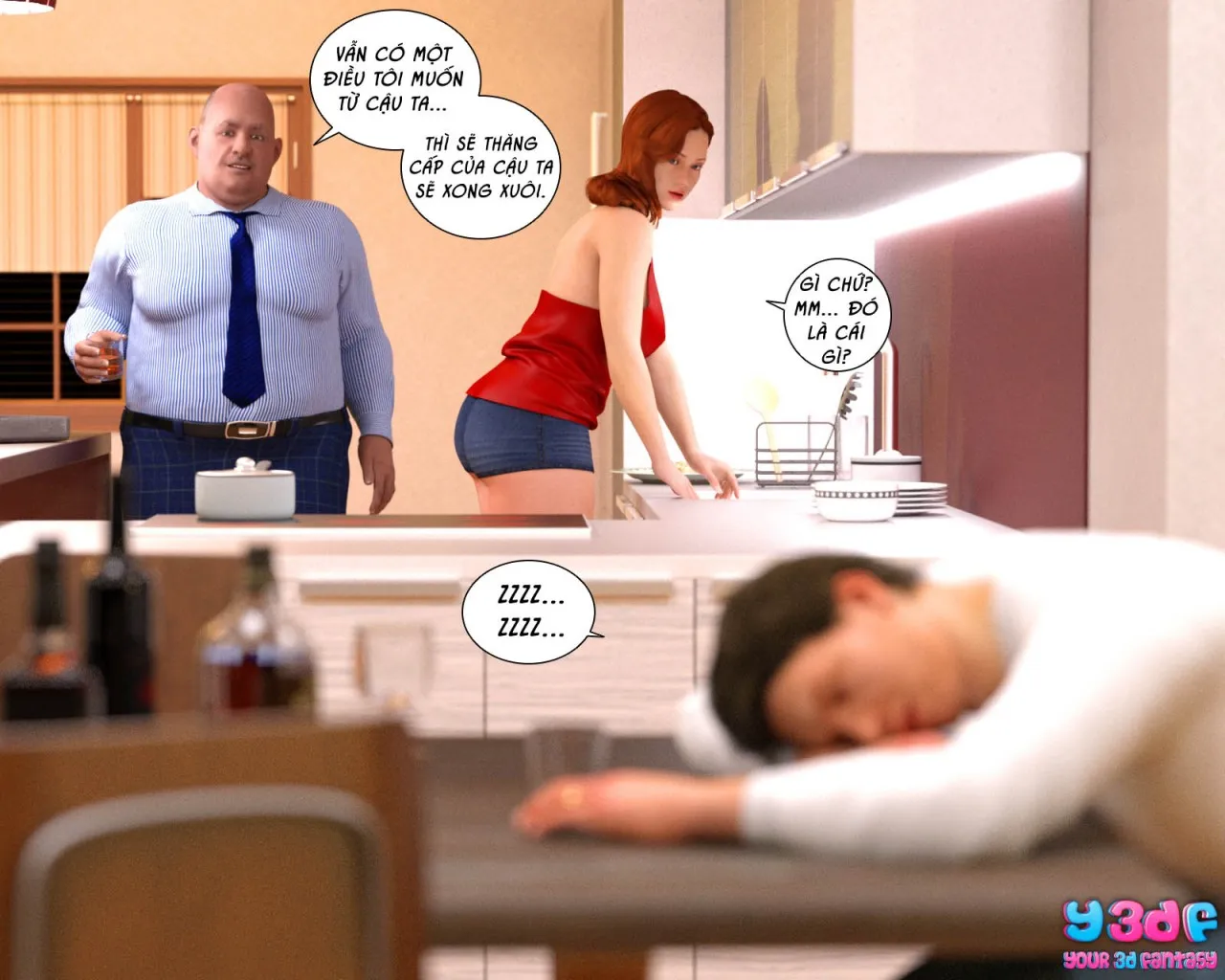 HentaiVN.net - Ảnh 11 - Bad Boss [[Y3DF] Bad Boss] - Chap 1.1
