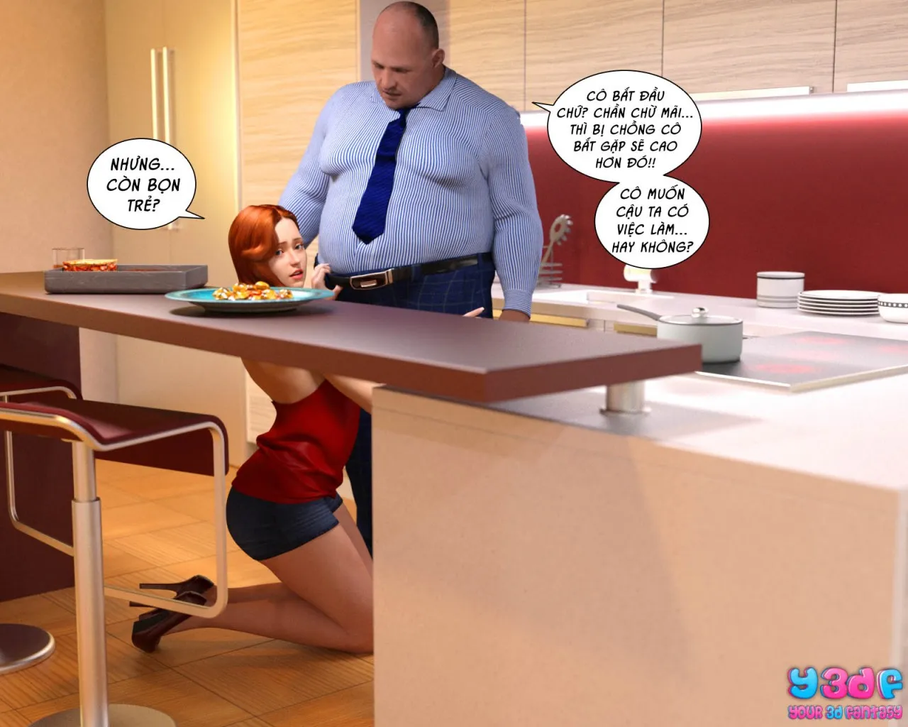 HentaiVN.net - Ảnh 20 - Bad Boss [[Y3DF] Bad Boss] - Chap 1.1
