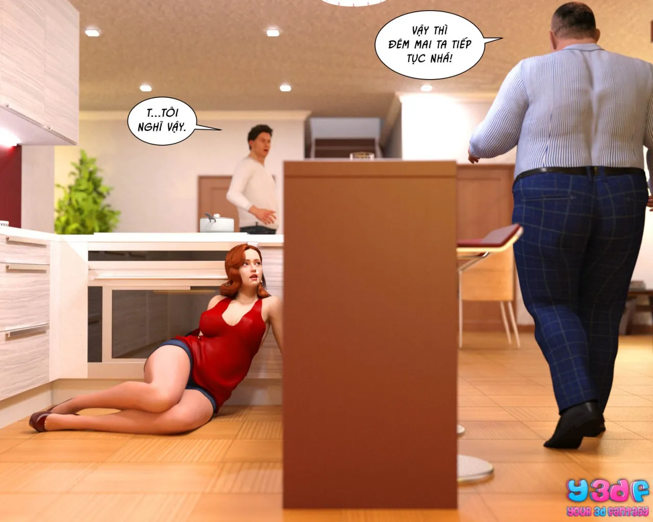 HentaiVN.net - Ảnh 41 - Bad Boss [[Y3DF] Bad Boss] - Chap 1.1