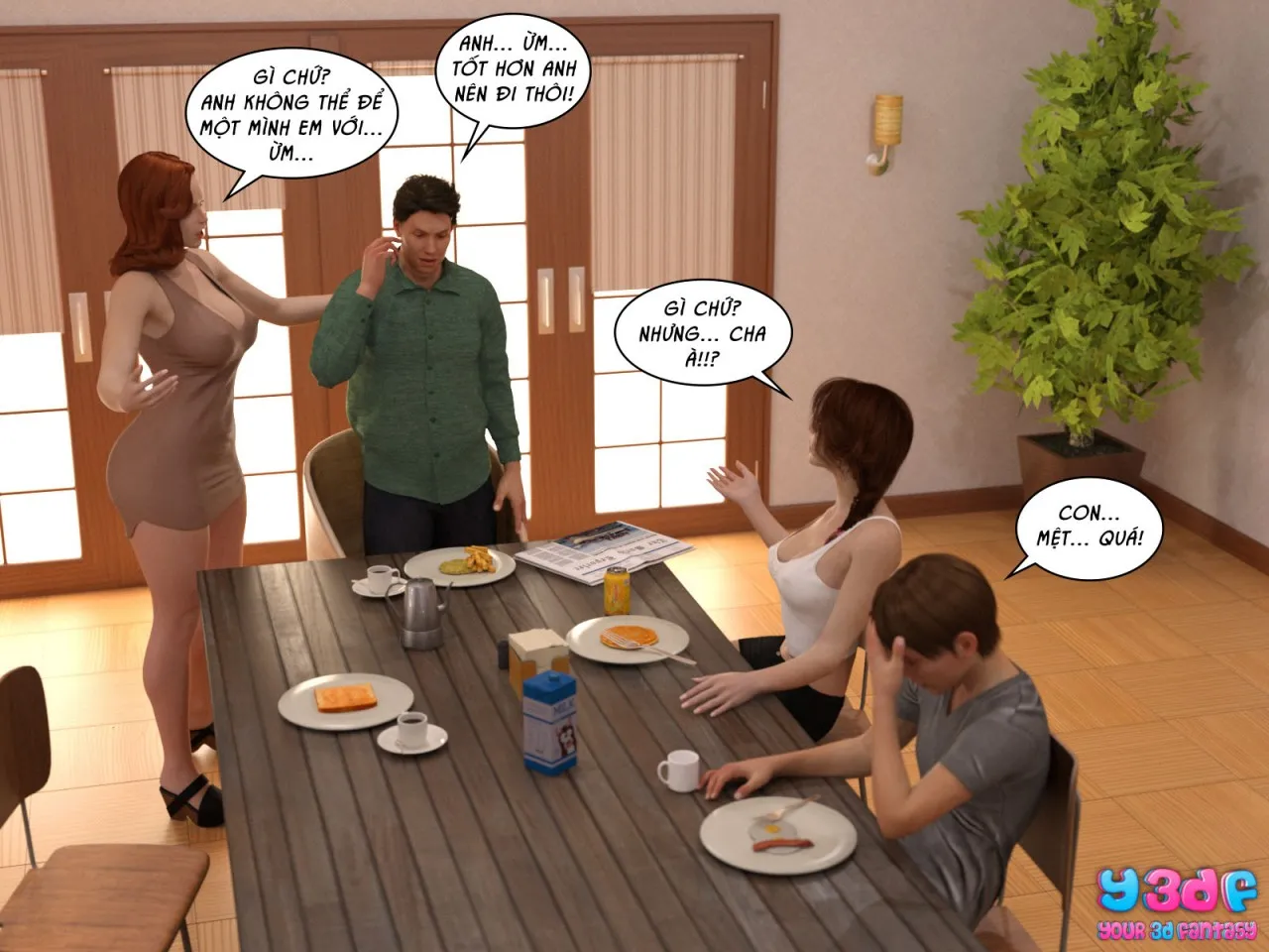 HentaiVN.net - Ảnh 4 - Bad Boss [[Y3DF] Bad Boss] - Chap 4