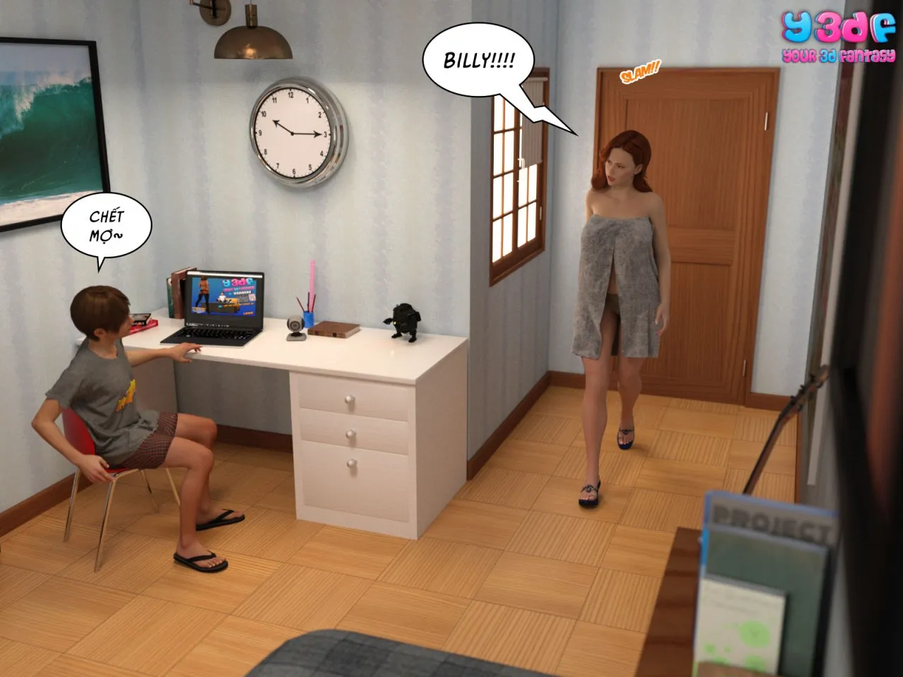 HentaiVN.net - Ảnh 30 - Bad Boss [[Y3DF] Bad Boss] - Chap 5