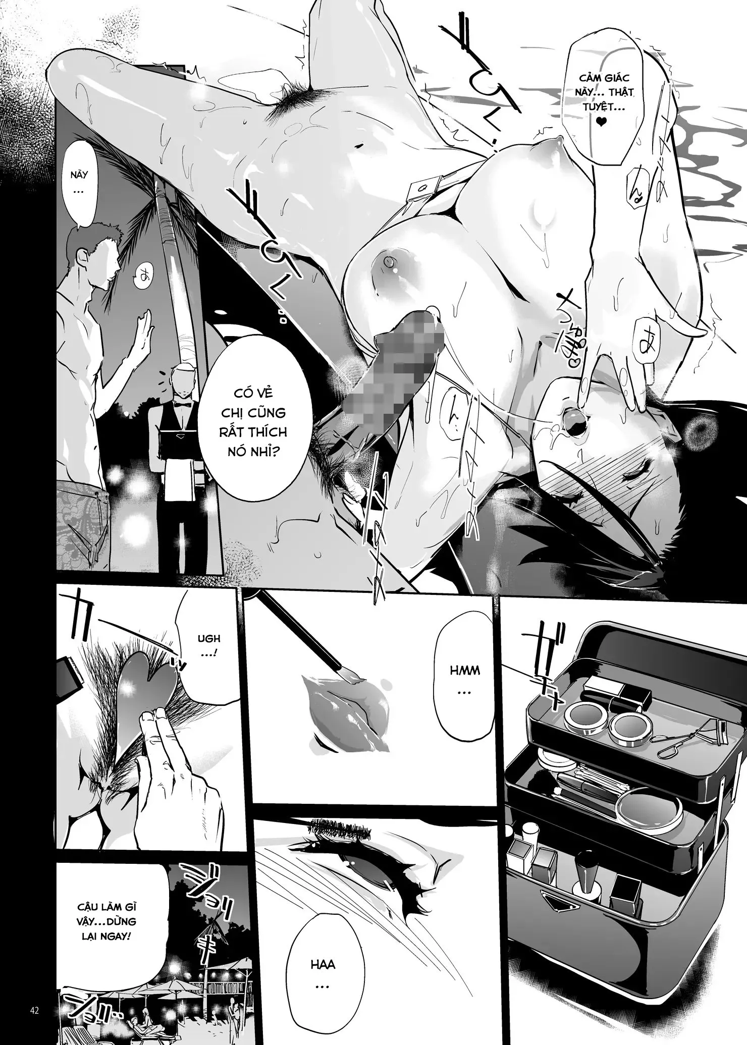 HentaiVN.net - Ảnh 41 - NTR Midnight Pool - Chap 1