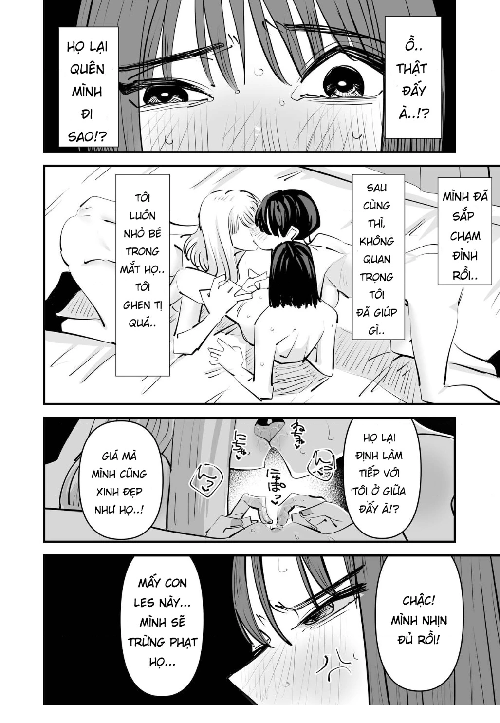 HentaiVN.net - Ảnh 19 - câu truyện về việc làm sao mà tôi lại kẹt giữa "cuộc chơi" của 2 con les - phần sau