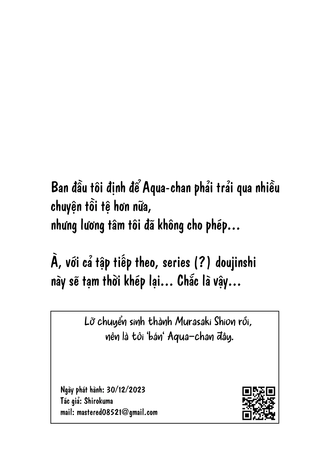 HentaiVN.net - Ảnh 19 - Lỡ chuyển sinh thành Murasaki Shion rồi, nên là tôi 'bán' Aqua-chan đây. - Oneshot
