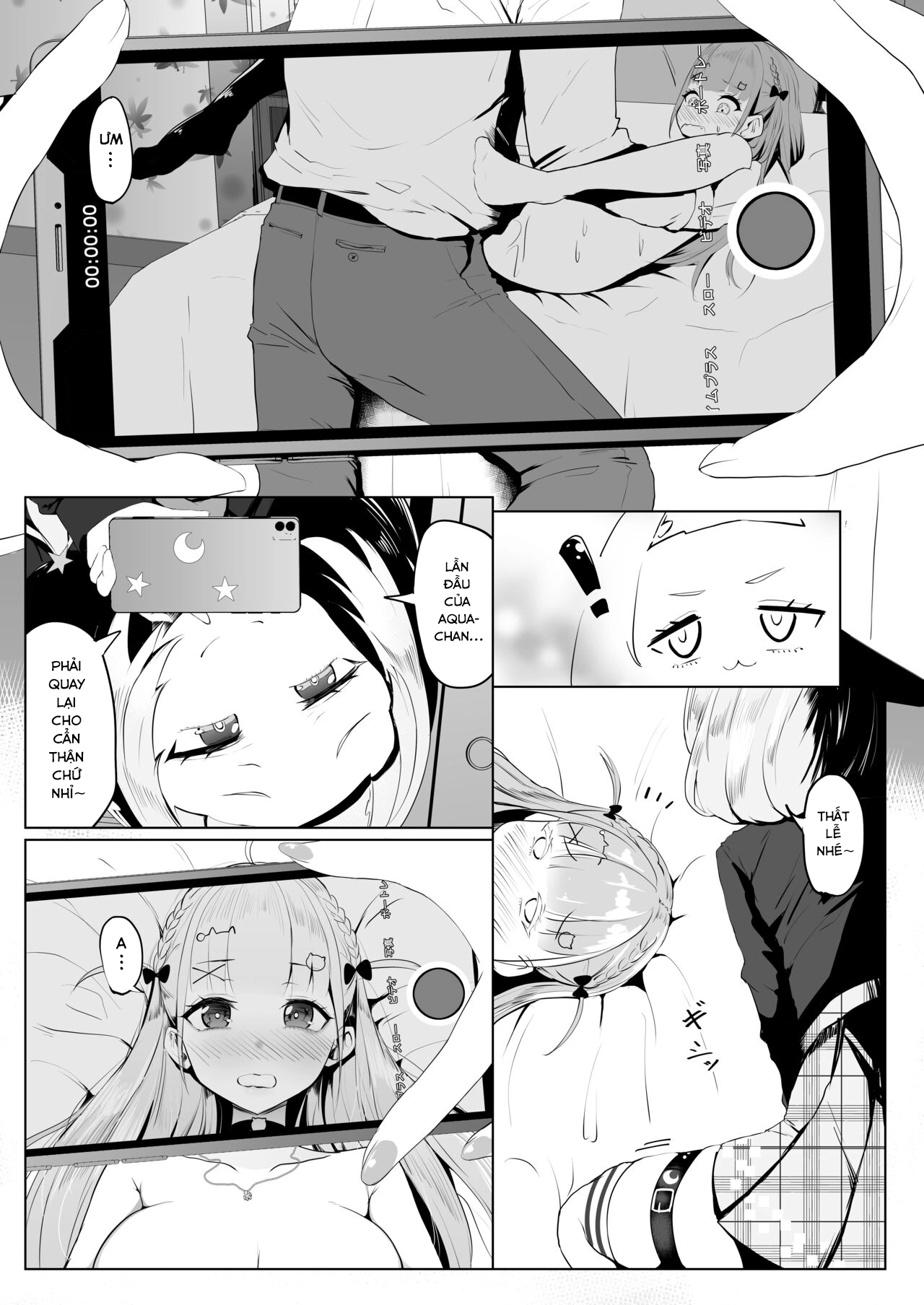 HentaiVN.net - Ảnh 8 - Lỡ chuyển sinh thành Murasaki Shion rồi, nên là tôi 'bán' Aqua-chan đây. - Oneshot