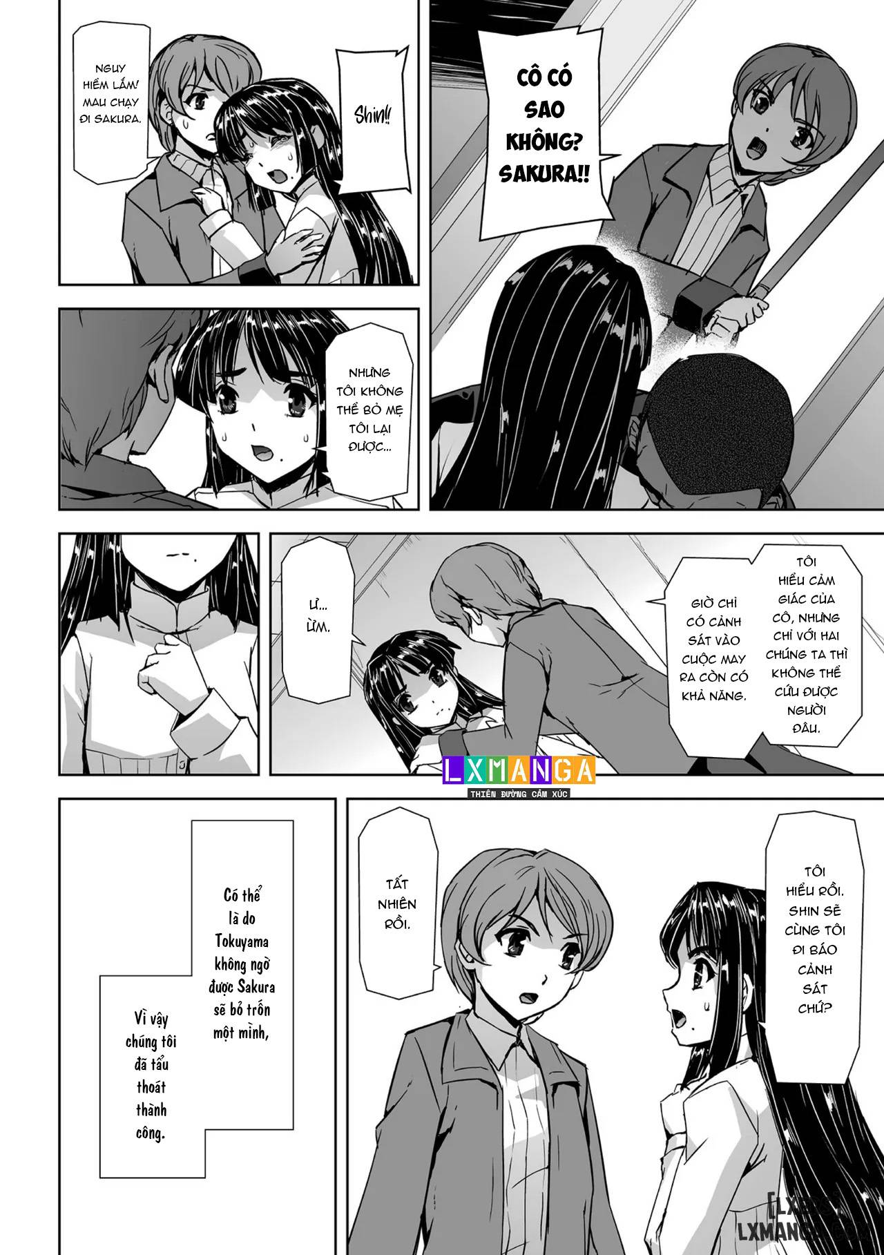 HentaiVN.net - Ảnh 31 - Torawareta Bishoujo Sousakan Kamishiro Sakura - Chap 1