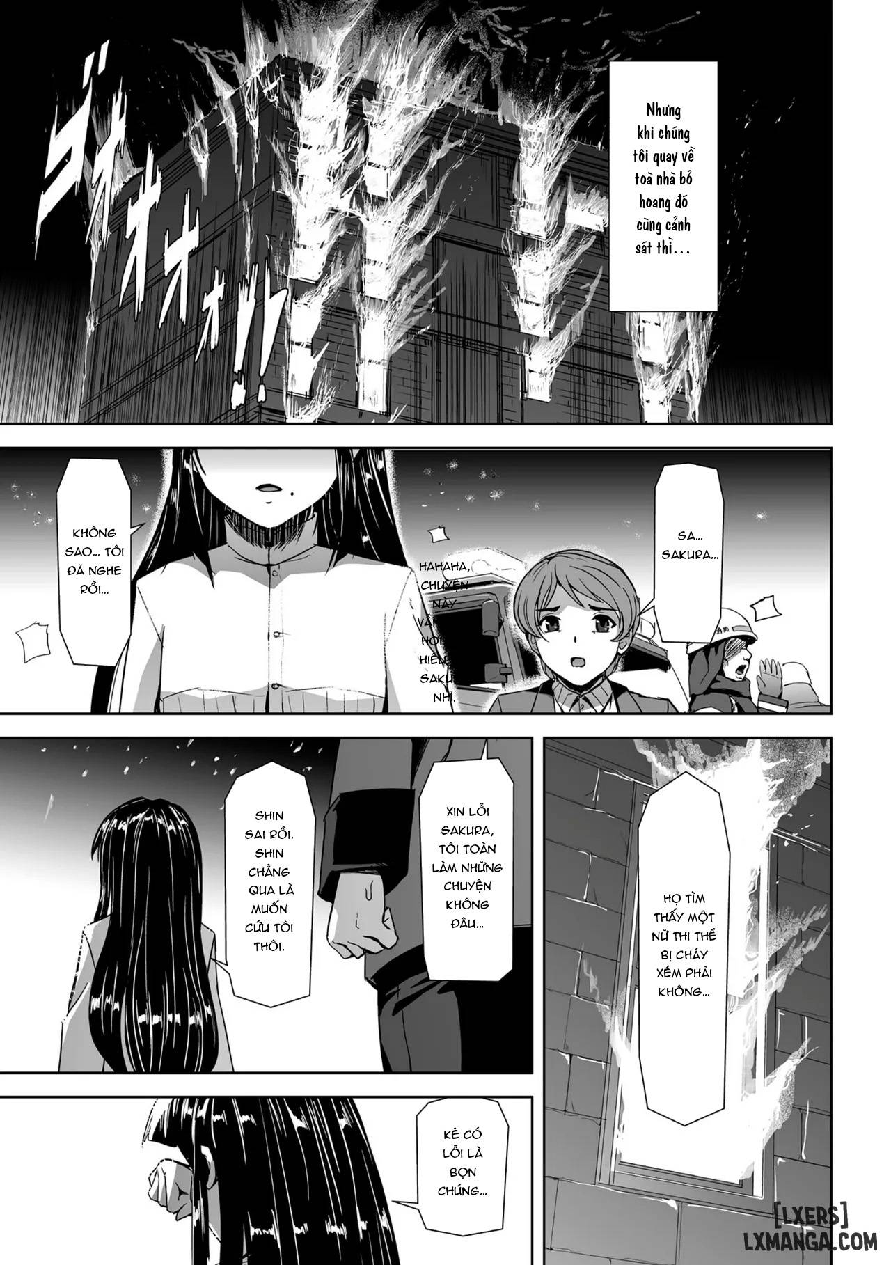 HentaiVN.net - Ảnh 32 - Torawareta Bishoujo Sousakan Kamishiro Sakura - Chap 1