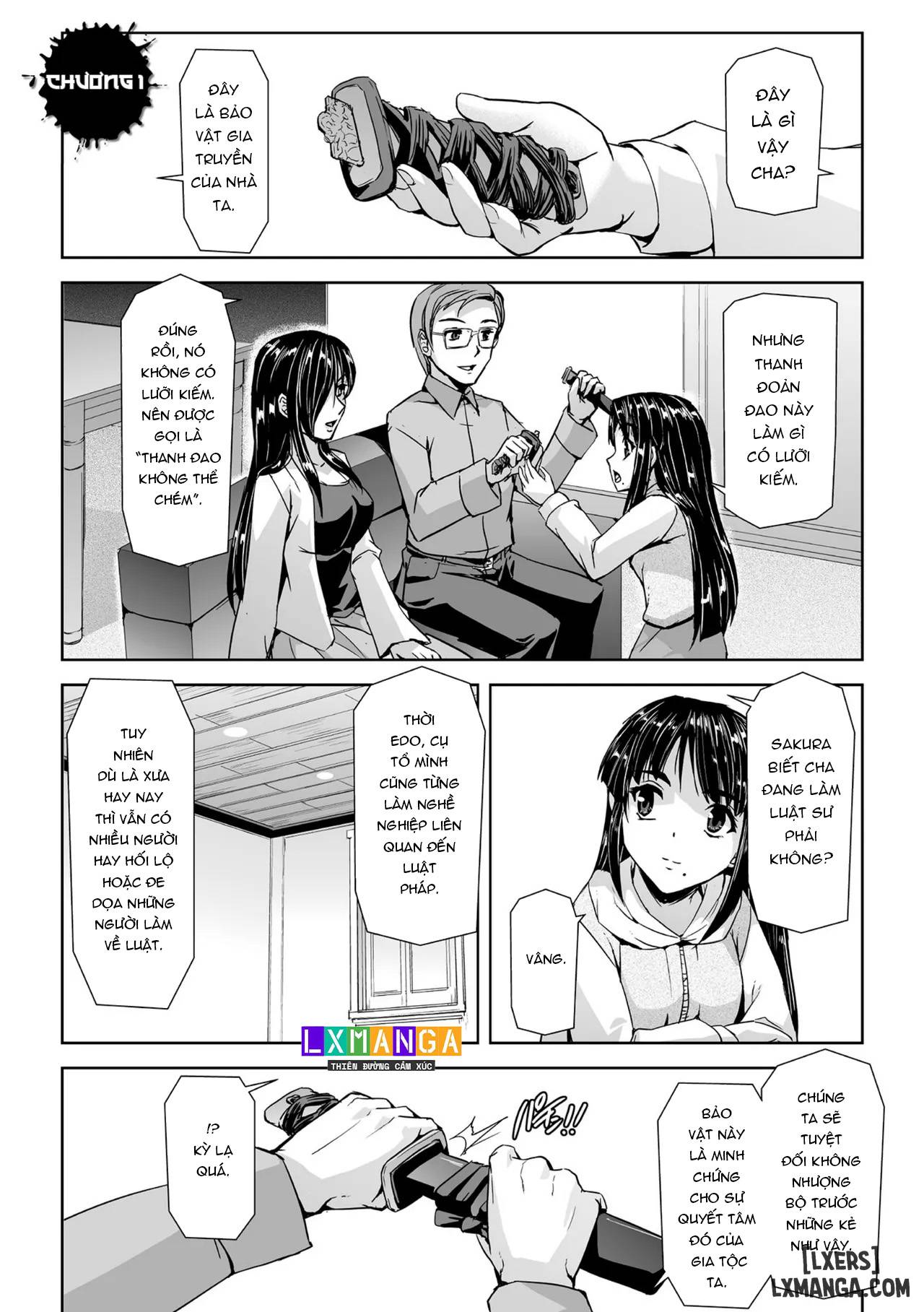 HentaiVN.net - Ảnh 4 - Torawareta Bishoujo Sousakan Kamishiro Sakura - Chap 1